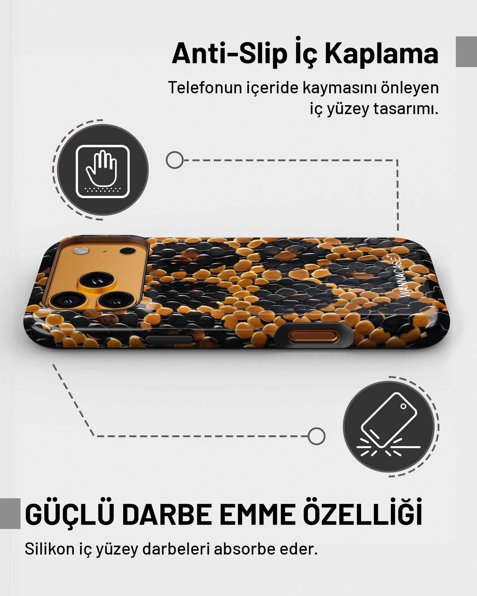 iPhone 17 Pro Venom Scales Essential Tough Telefon Kılıfı