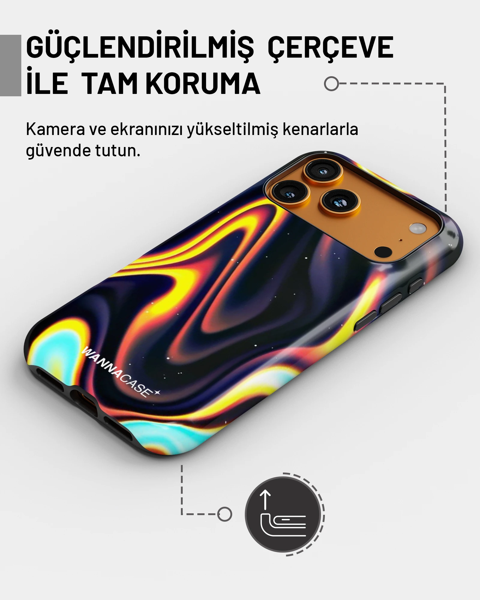 iPhone 14 Pro Neon Flow Essential Tough Telefon Kılıfı
