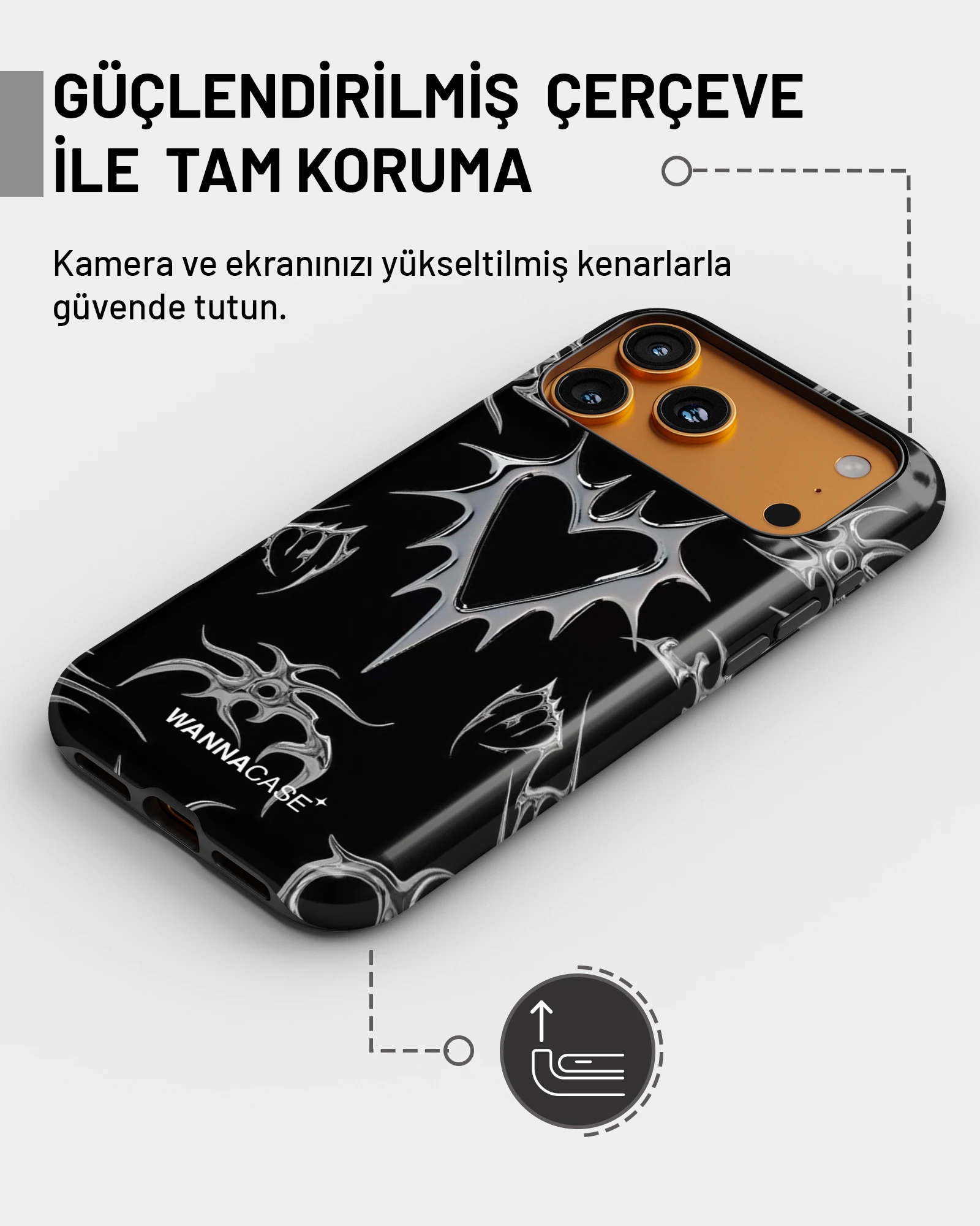 iPhone 17 Pro İron Heart Essential Tough Telefon Kılıfı