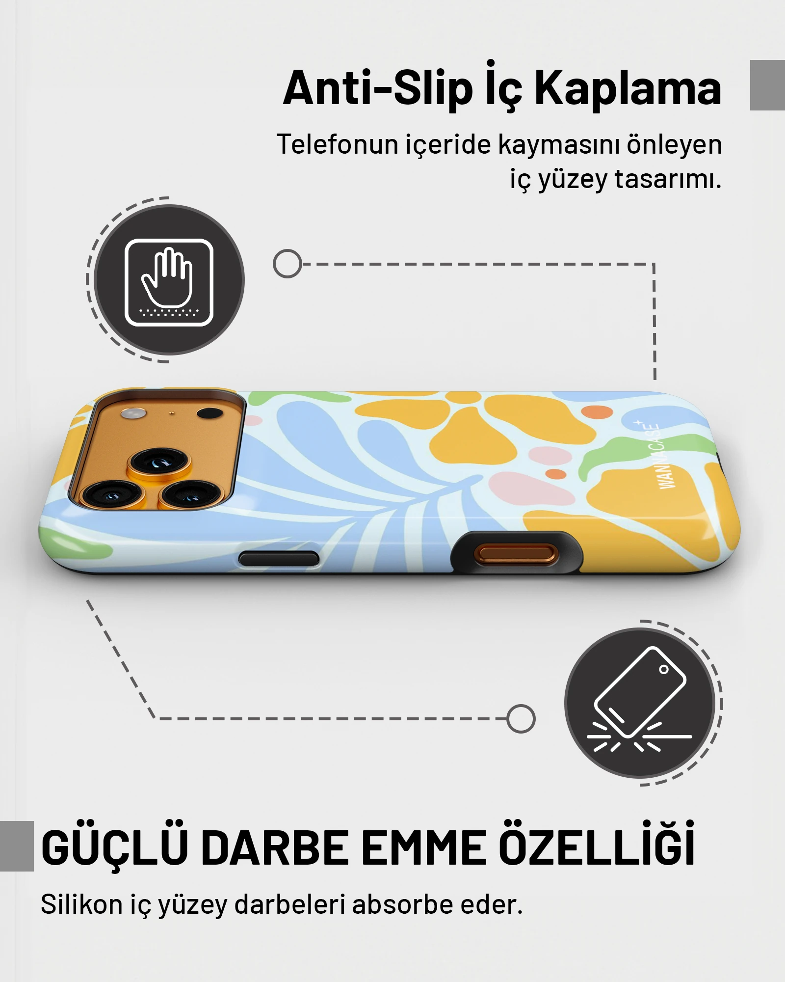 iPhone 17 Pro Max Sunny Bloom Essential Tough Telefon Kılıfı