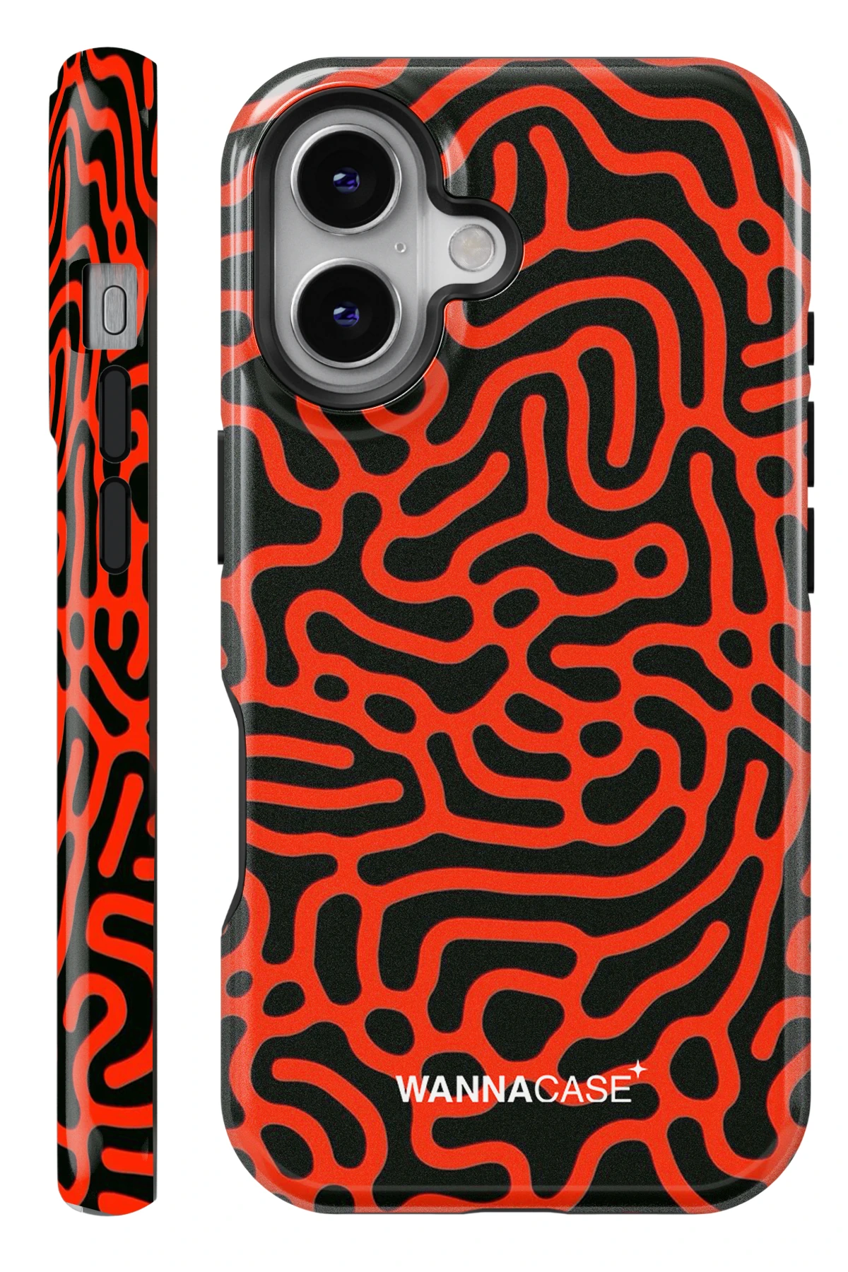 iPhone 16 Pulse Red Essential Tough Telefon Kılıfı