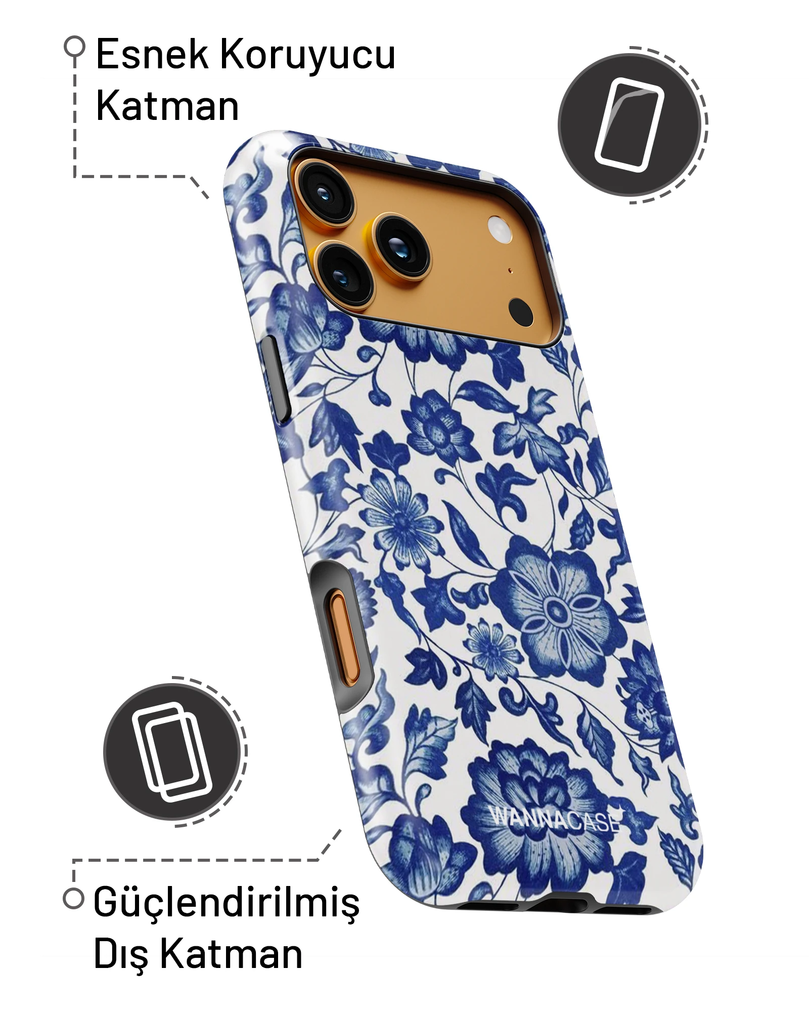 iPhone 17 Pro Max Royal Botanica Essential Tough Telefon Kılıfı