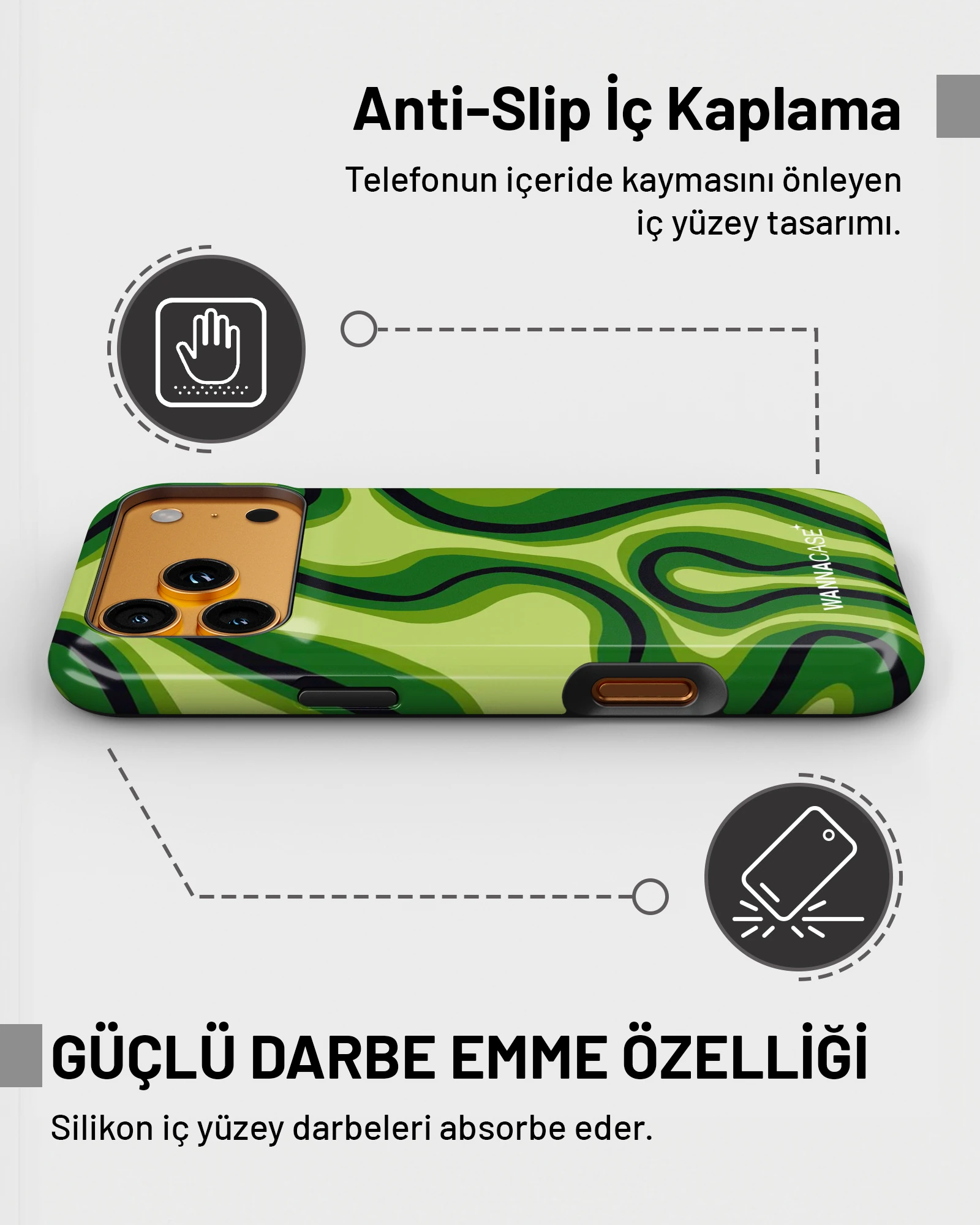 iPhone 16 Jungle Pulse Essential Tough Telefon Kılıfı