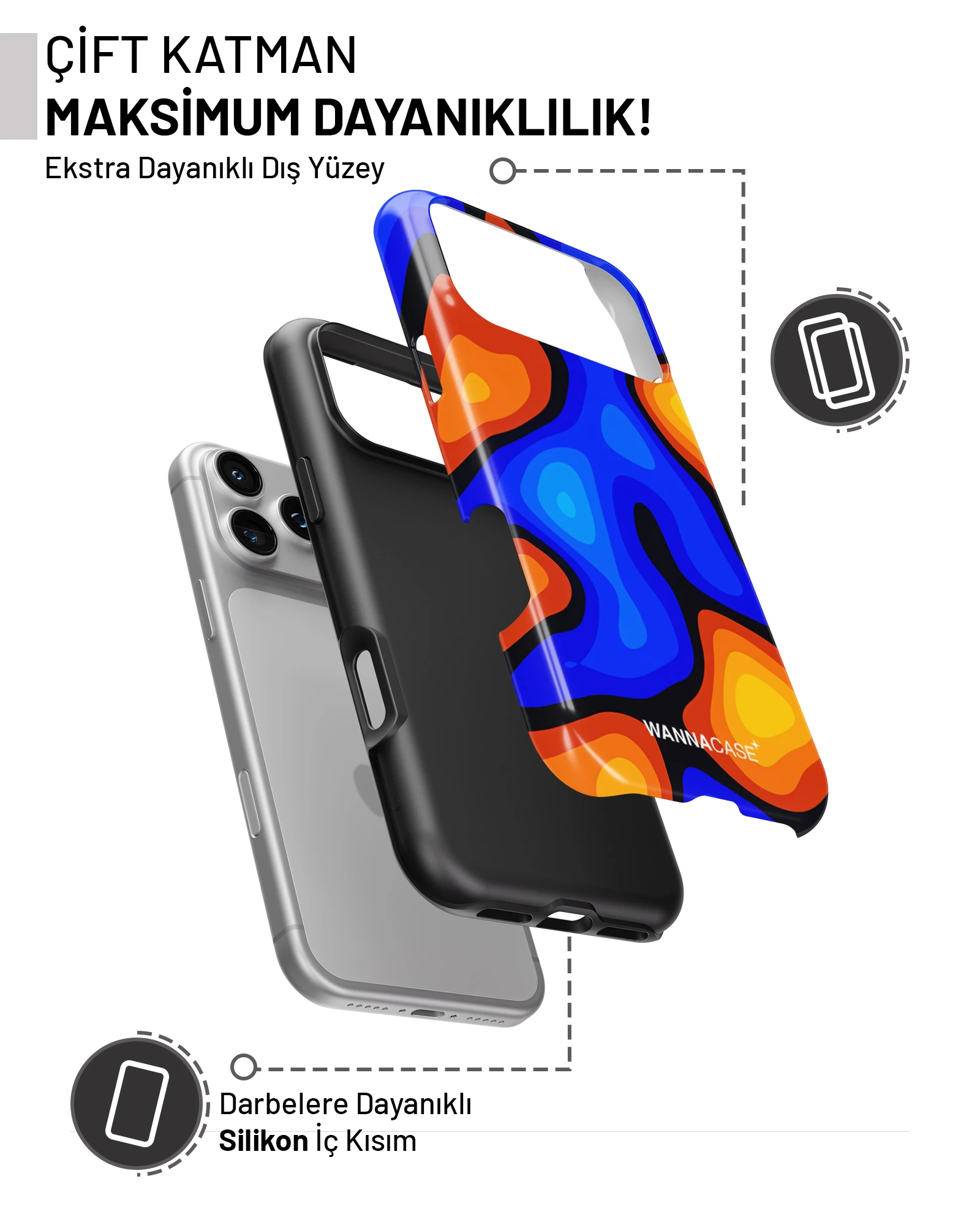 iPhone 14 Pro Max Volcano Flow Essential Tough Telefon Kılıfı