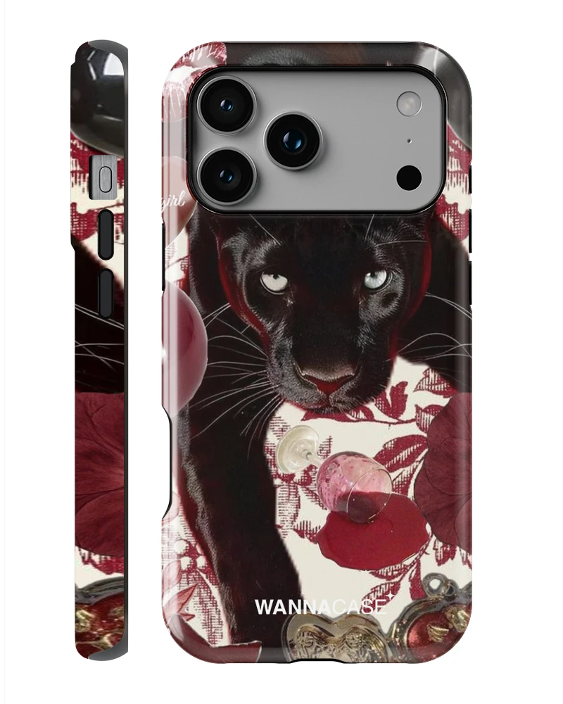 iPhone 17 Pro MidNight Panther Essential Tough Telefon Kılıfı