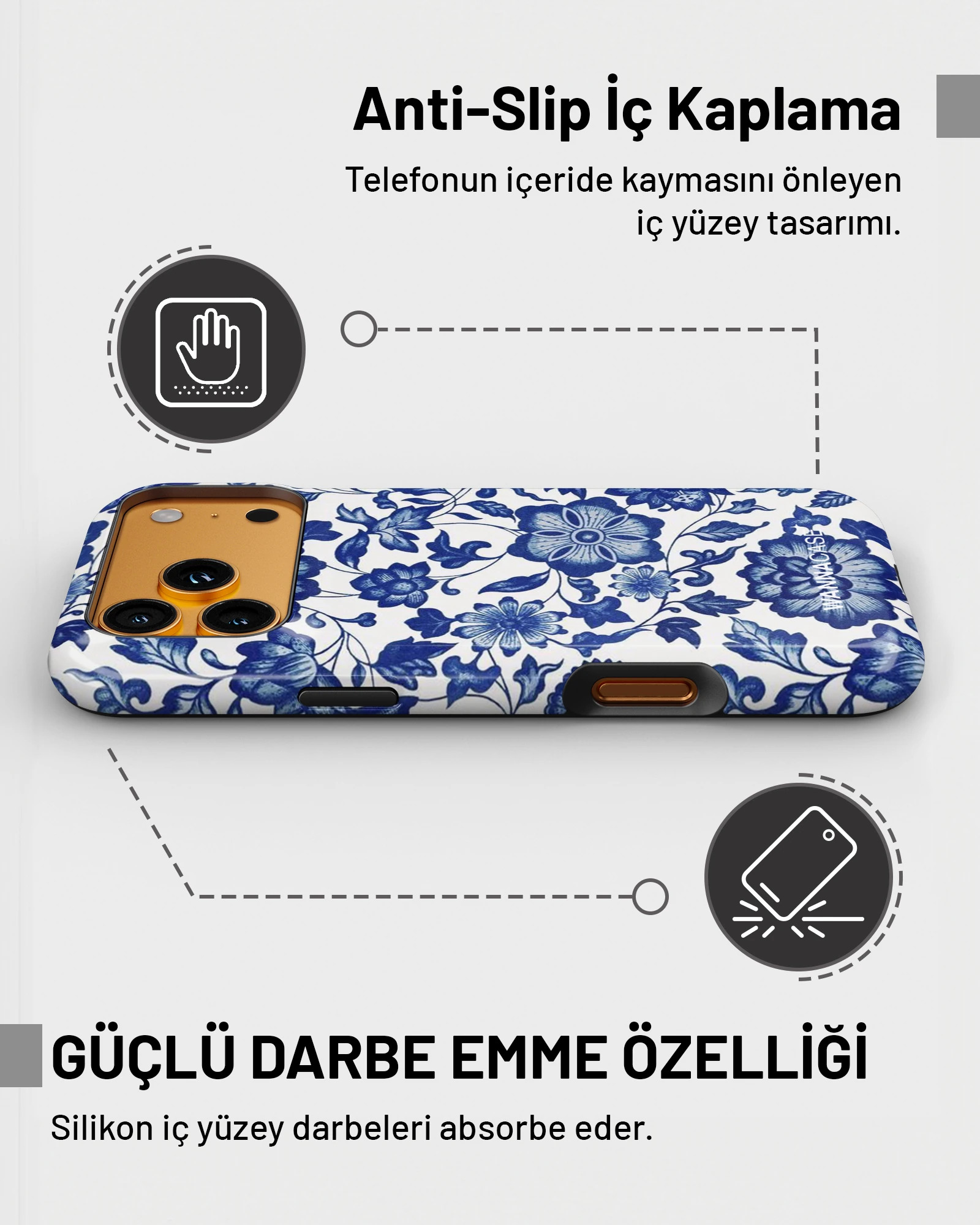 iPhone 17 Pro Max Royal Botanica Essential Tough Telefon Kılıfı