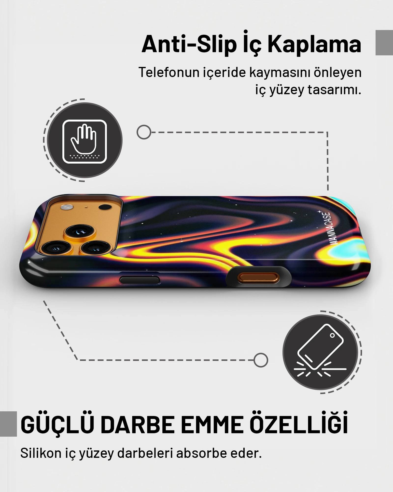 iPhone 14 Pro Neon Flow Essential Tough Telefon Kılıfı