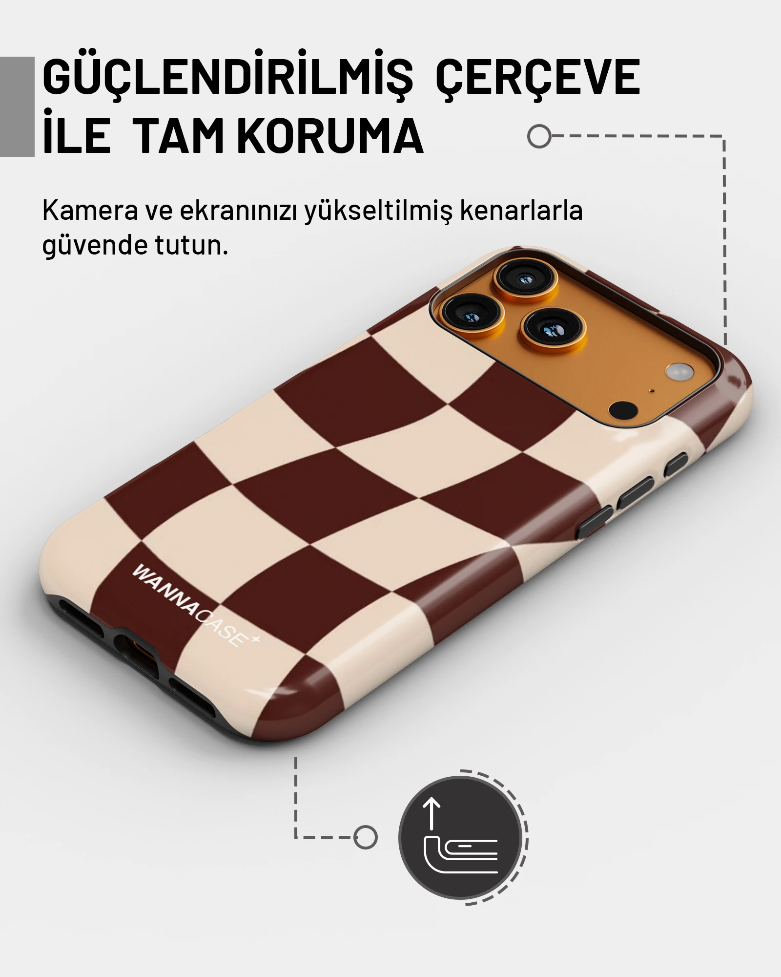 iPhone 16 Sand Mirage Essential Tough Telefon Kılıfı