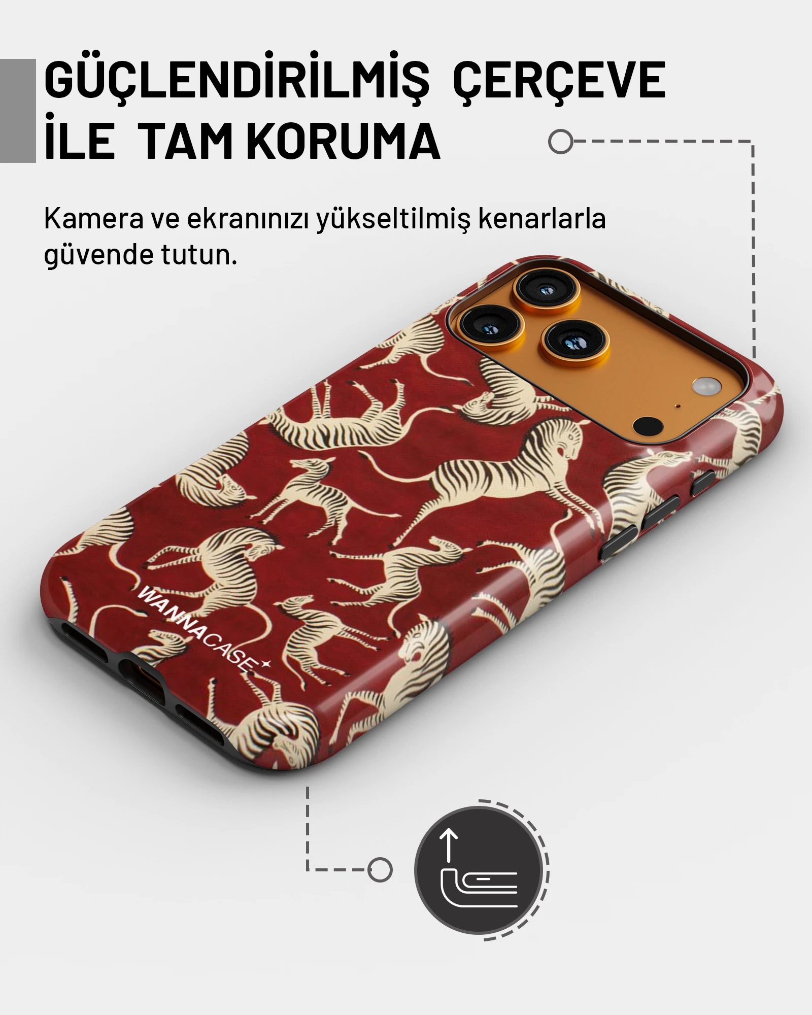 iPhone 11 Crimson Herd Essential Tough Telefon Kılıfı