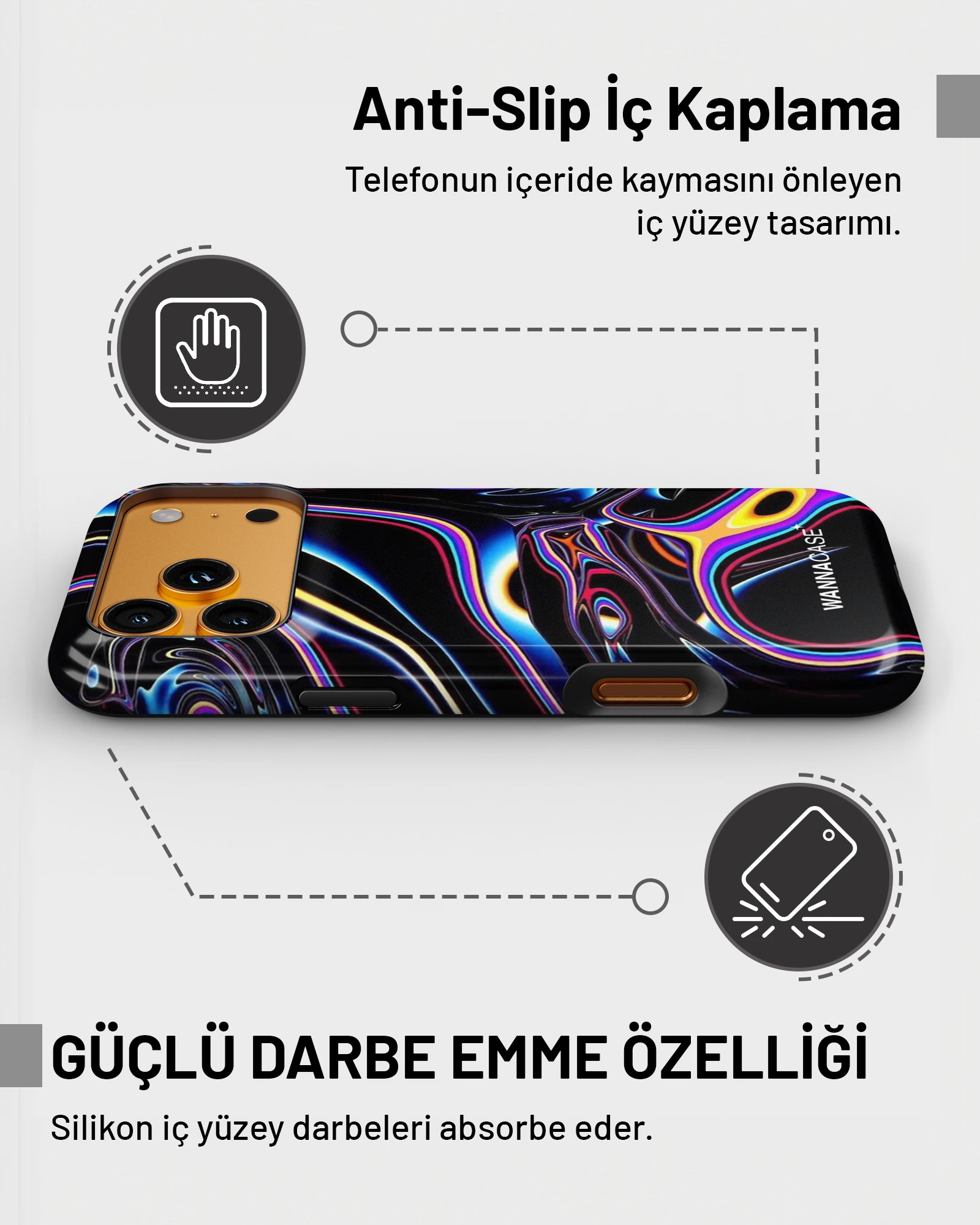 iPhone 14 Pro Neon Pulse Essential Tough Telefon Kılıfı