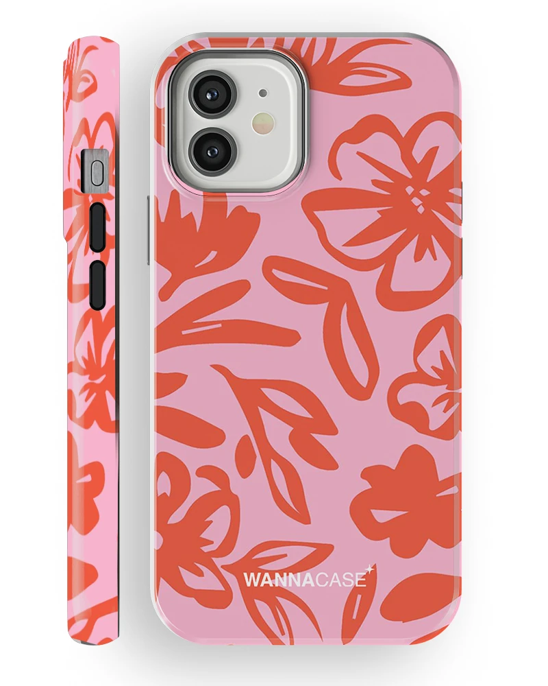 iPhone 12 Retro Blossom Essential Tough Telefon Kılıfı