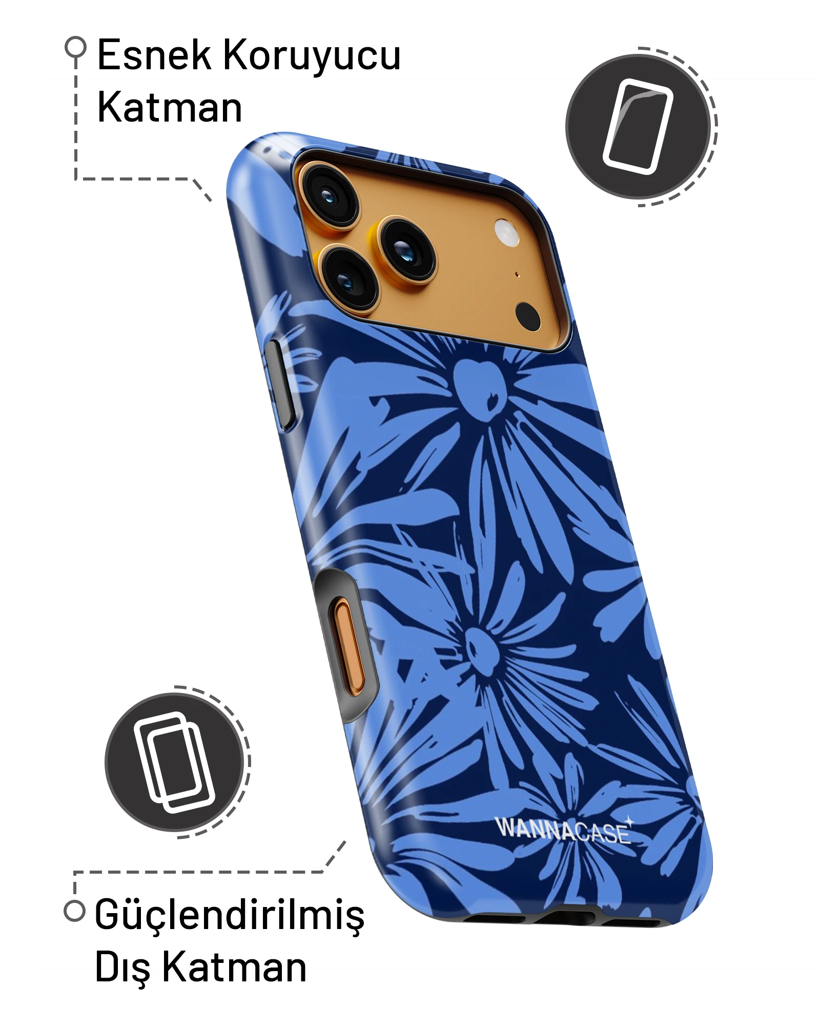 iPhone 11 Cosmic Daisy Essential Tough Telefon Kılıfı