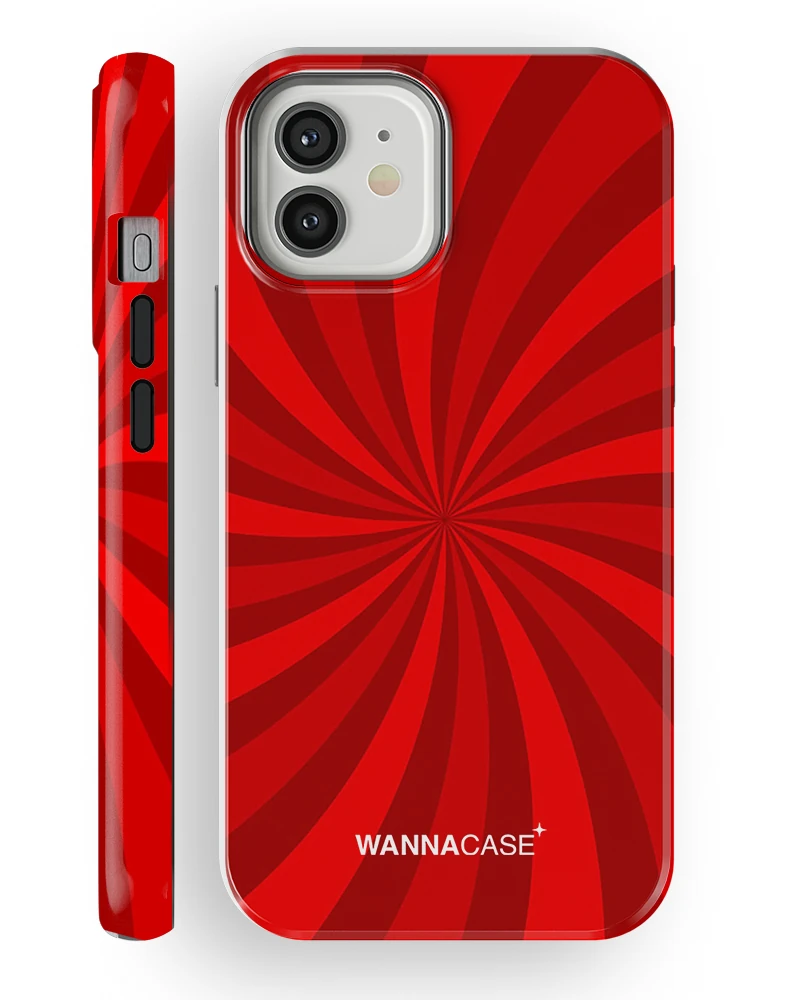 iPhone 11 Crimson Spiral Essential Tough Telefon Kılıfı