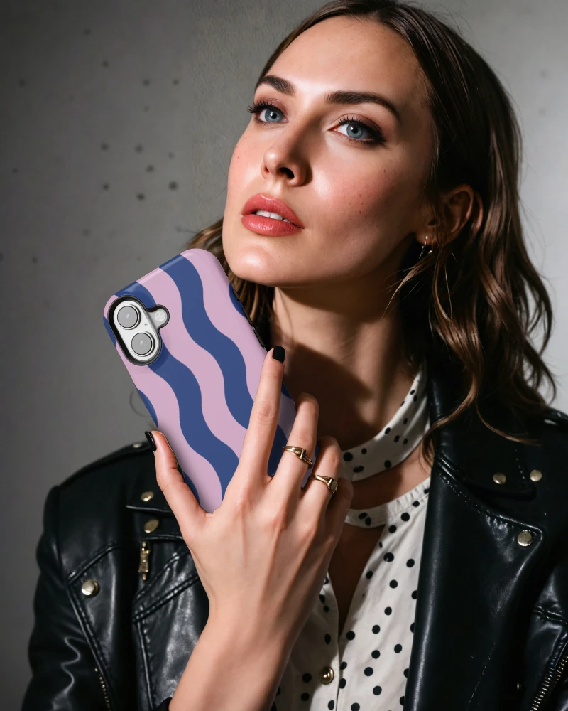 iPhone 16 Pastel Wave Essential Tough Telefon Kılıfı