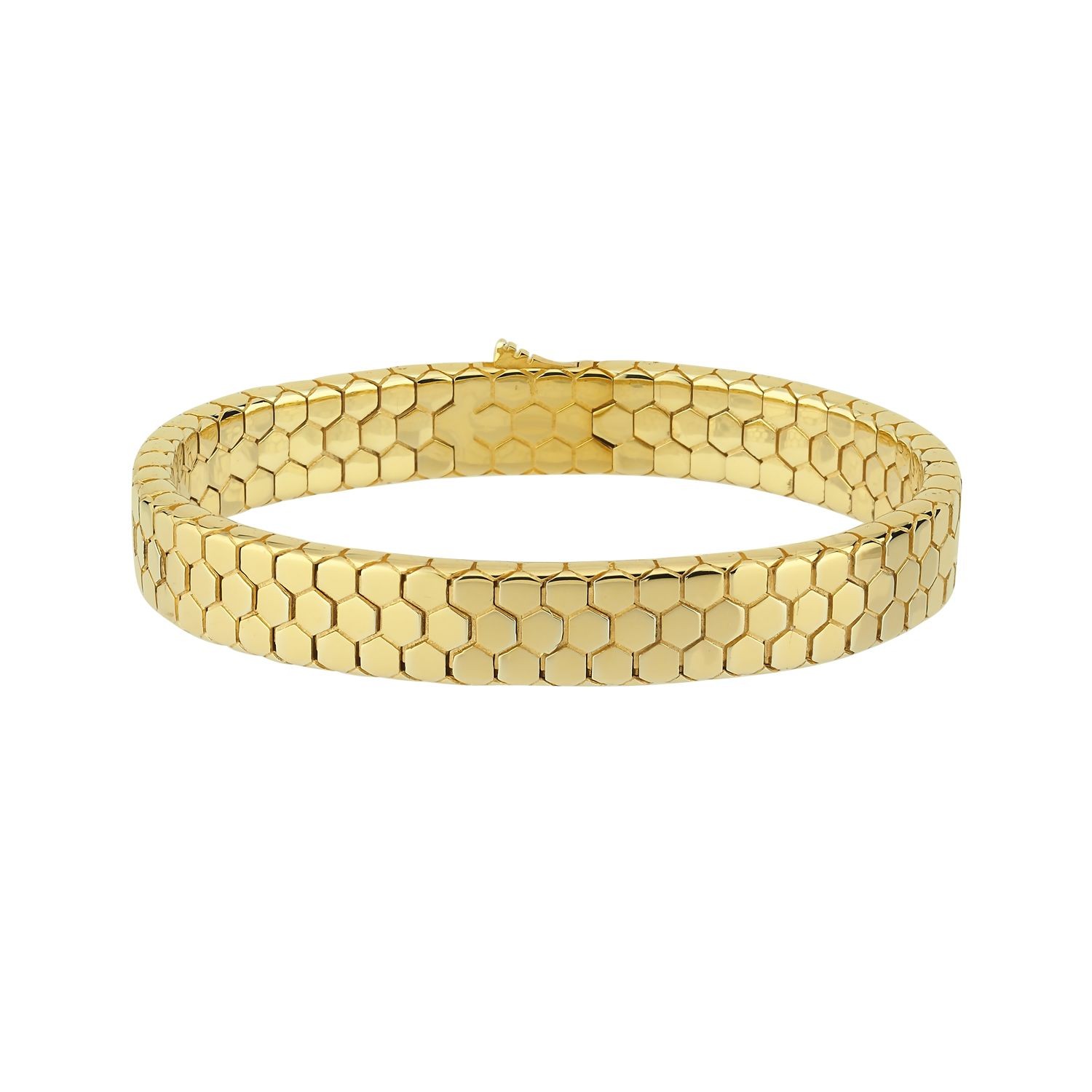 Silver Bracelet Classic V2 with Gold Plated