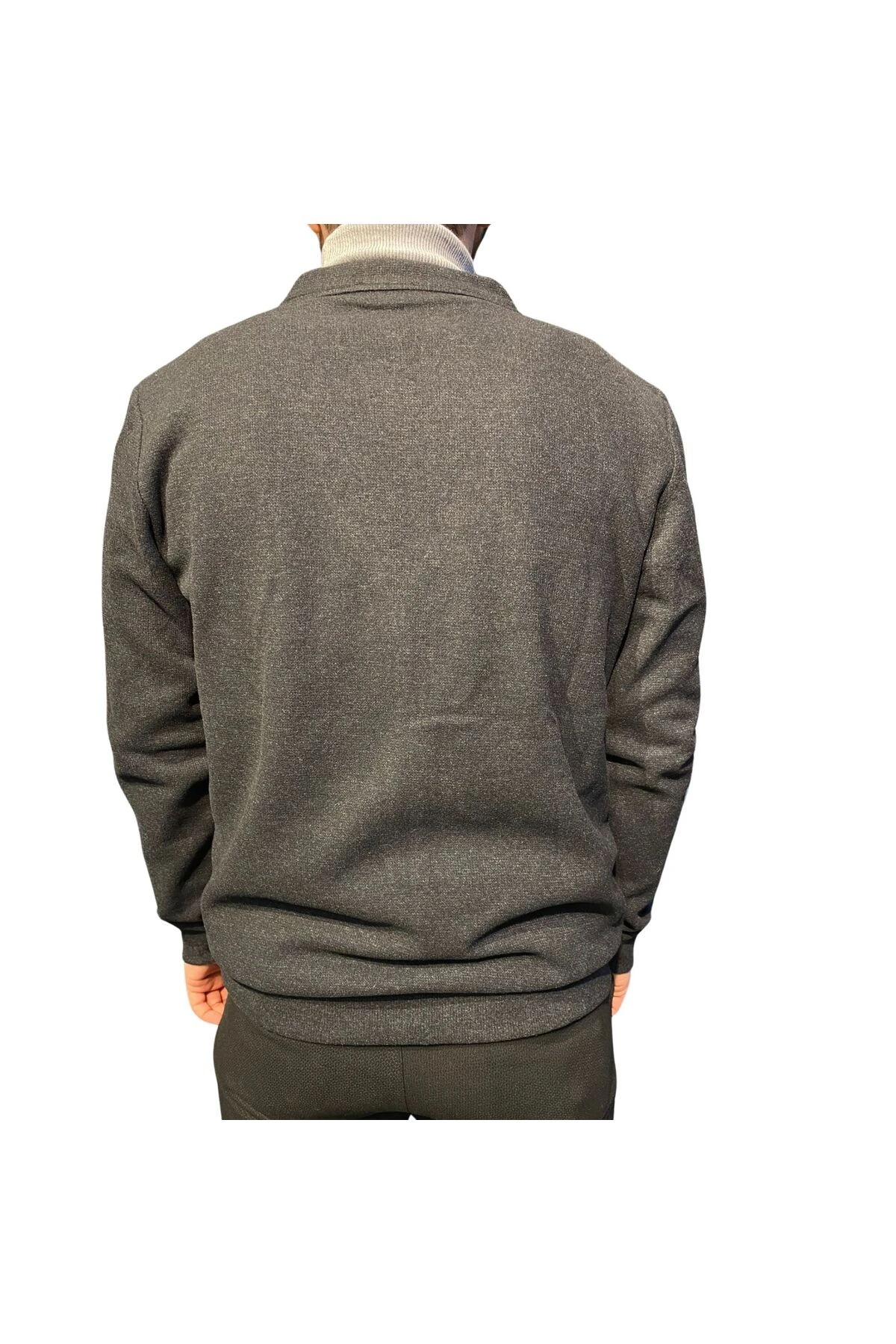 REGULAR KALIP LACİVERT DÜĞMELİ HIRKA