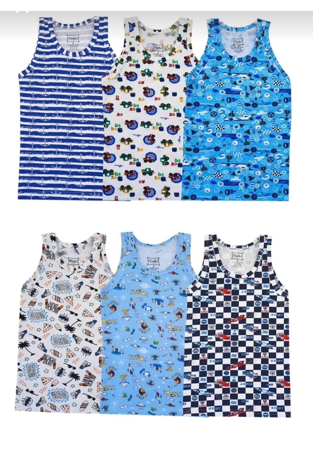 Erkek Çocuk Atleti 4lü Çocuk Atleti