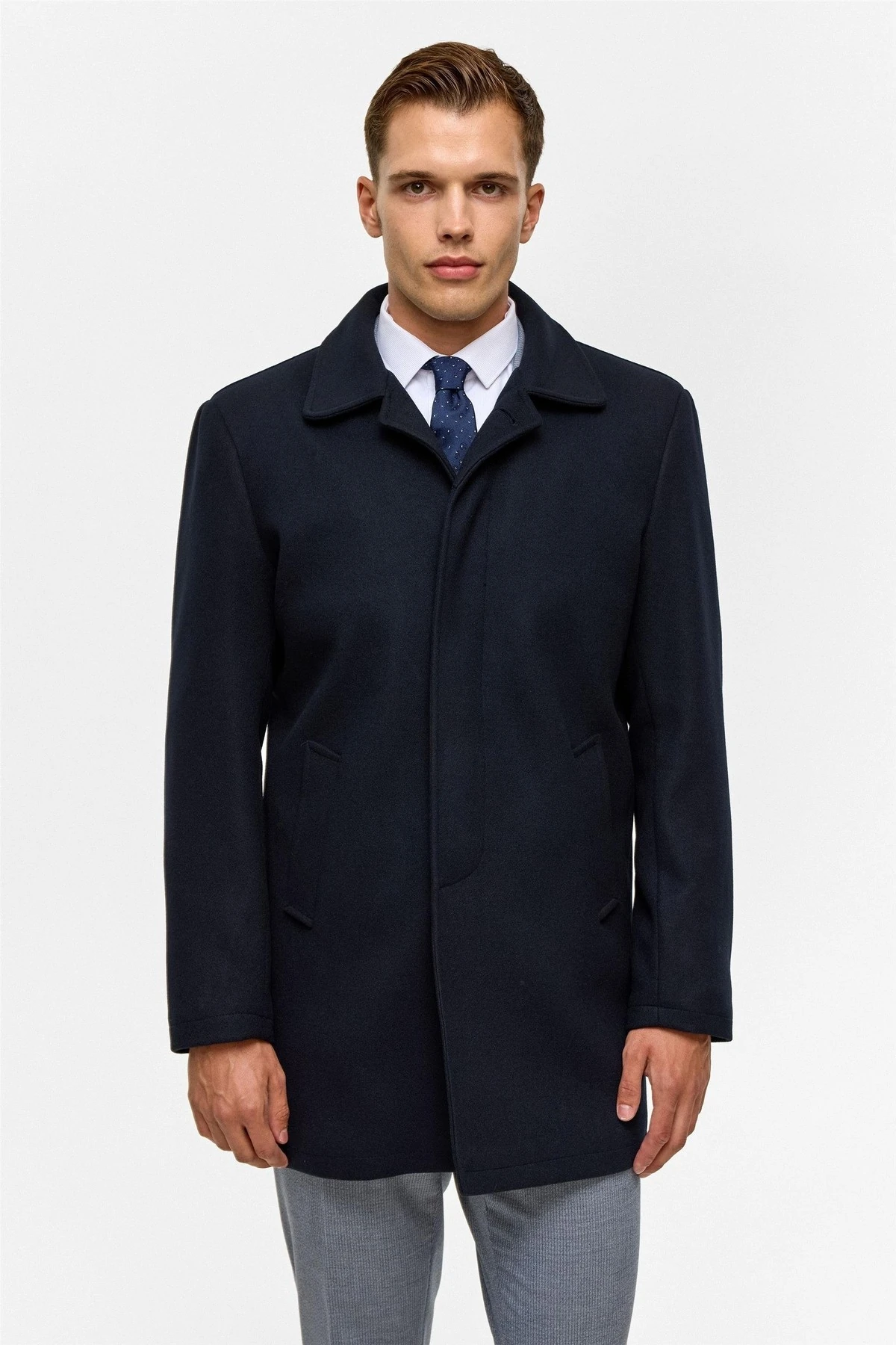 Bebe Yaka Erkek Kaban KB2010100324 Lacivert