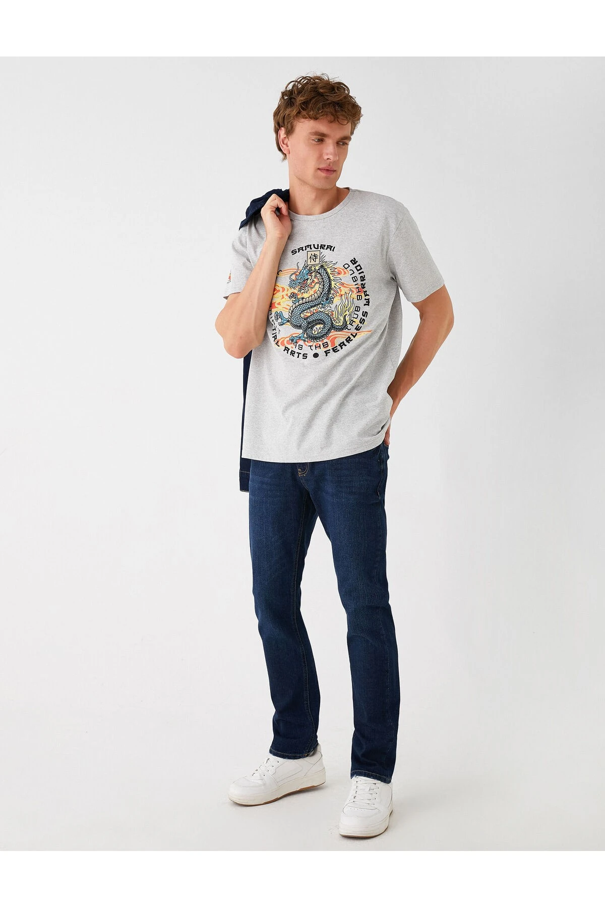 Straight Fit Kot Pantolon - Mark Jean