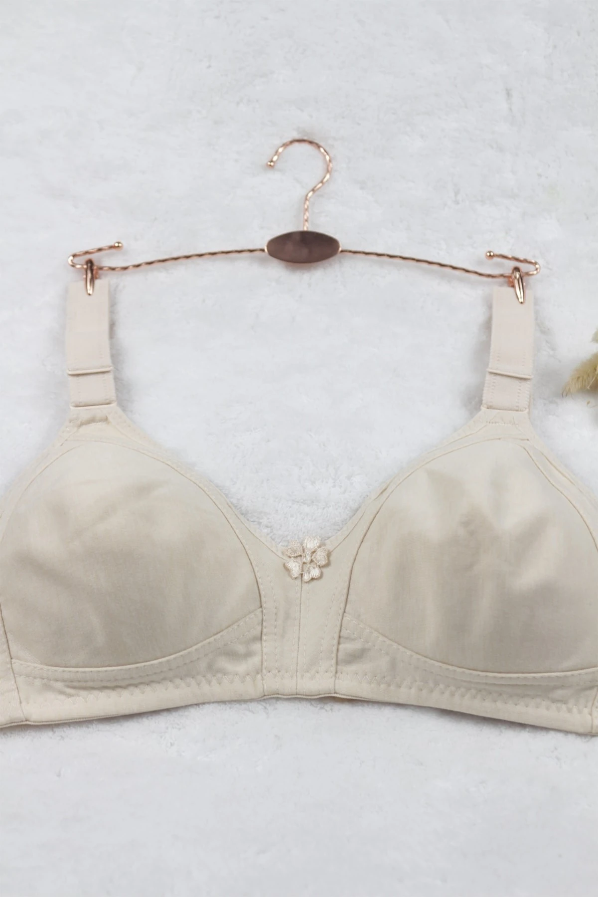 - TACOO Penye Toparlayıcı Ekru Renkli Sütyen 1001