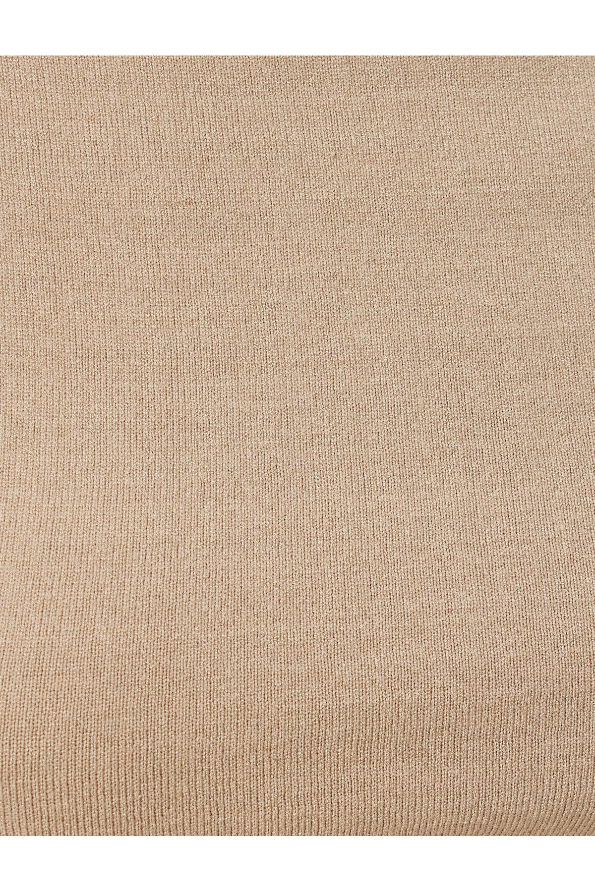 Dik Yaka Triko Kazak Kısa Kollu