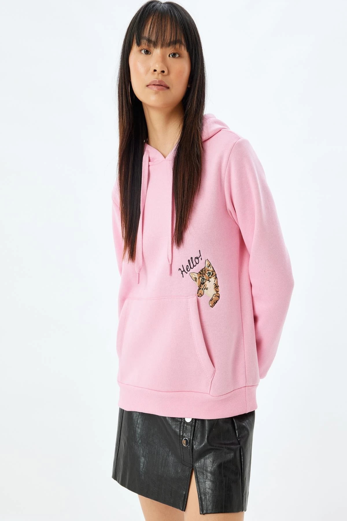 Pembe Genç Sweatshirt 5WAL10207IK