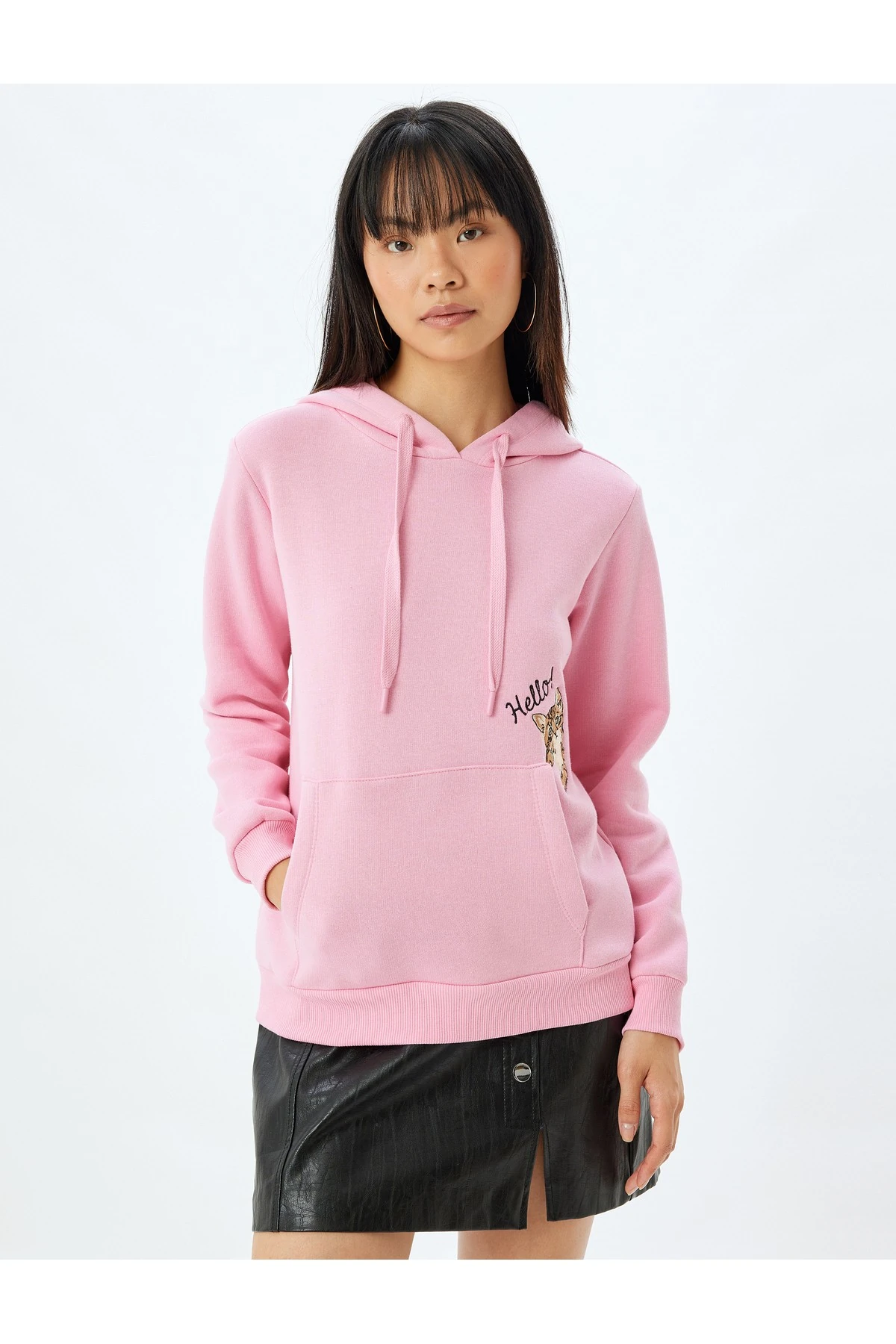 Pembe Genç Sweatshirt 5WAL10207IK
