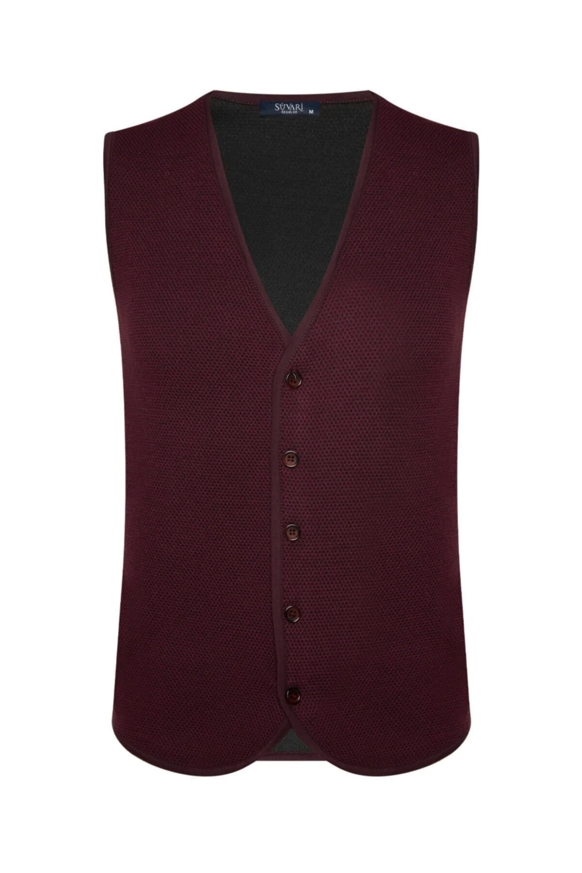 Erkek Lacivert Kapitone Örme Yelek