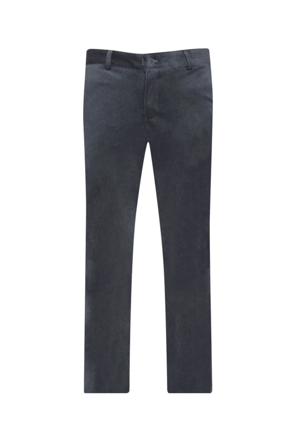 Gri Erkek Kadife Pantolon Bol Kesim