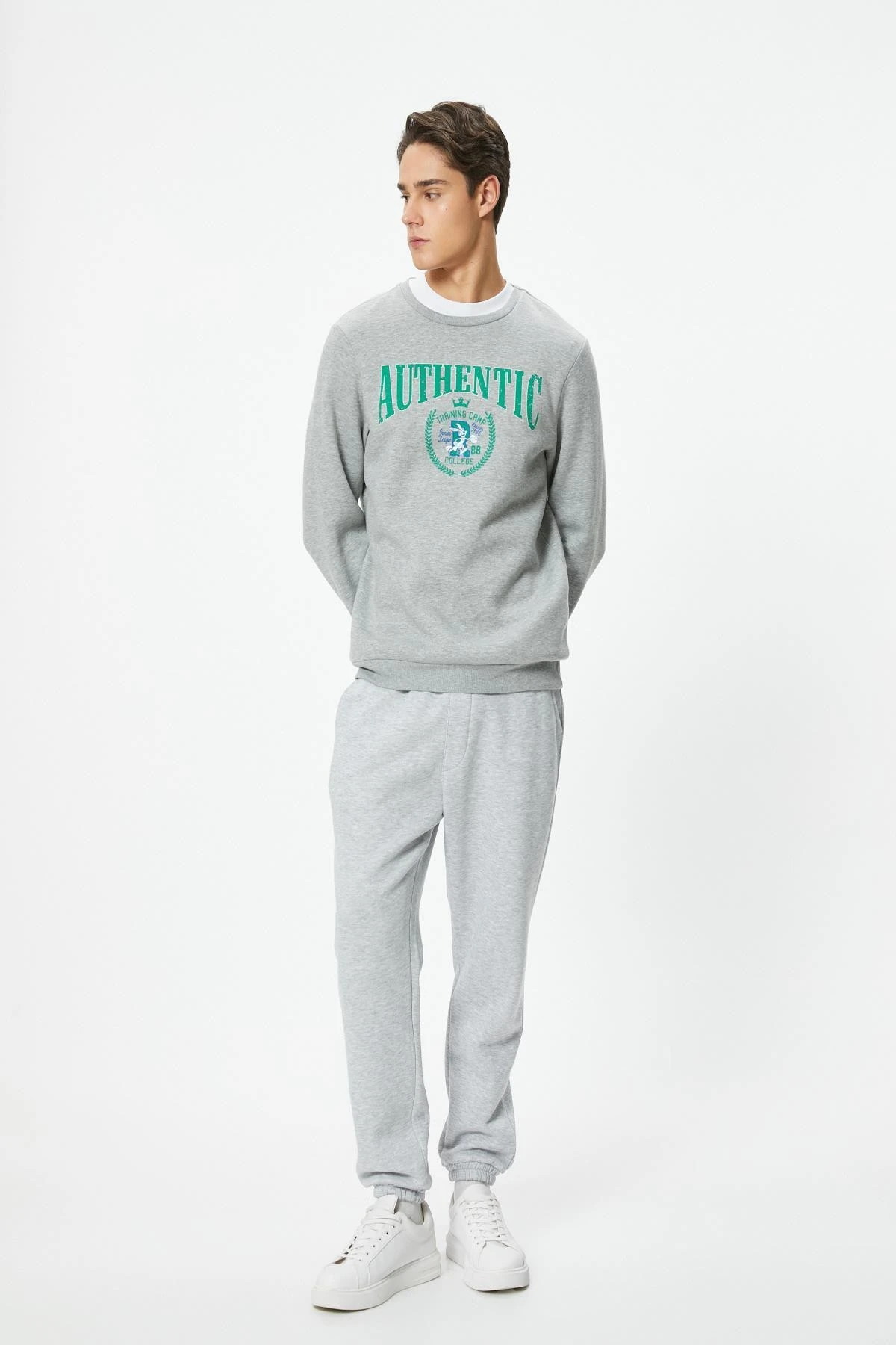 Gri Erkek Yetişkin Eşofman Altı 5WAM40002MK