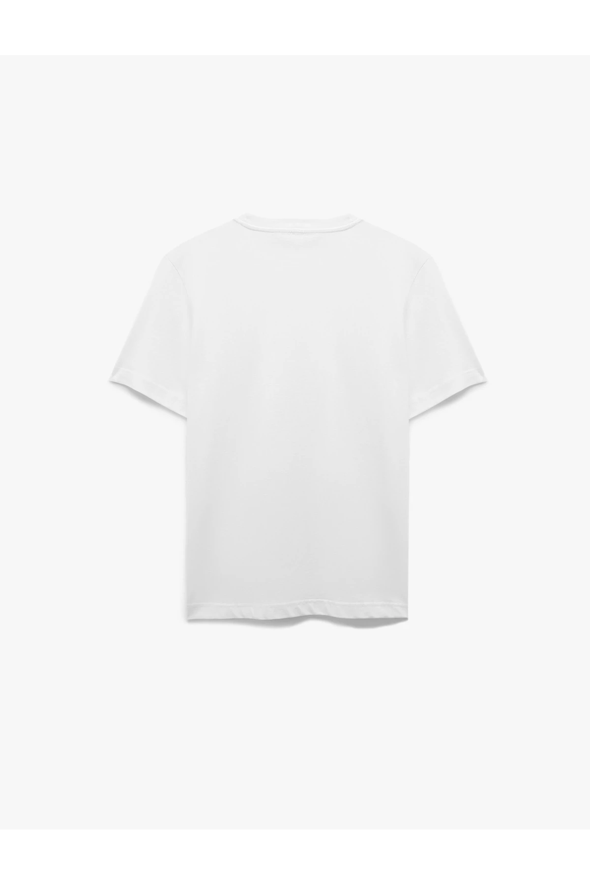 Bisiklet Yaka Pamuklu Regular Fit Kısa Kollu Basic Tişört