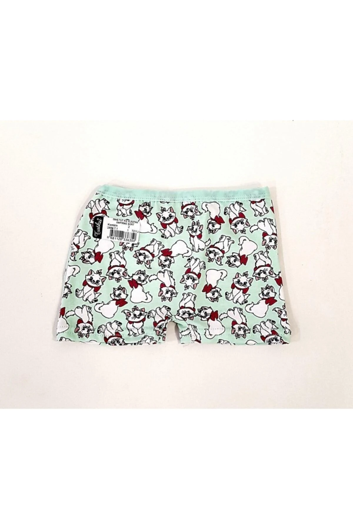 Kız Çocuk 6'lı Renkli Desenli Boxer