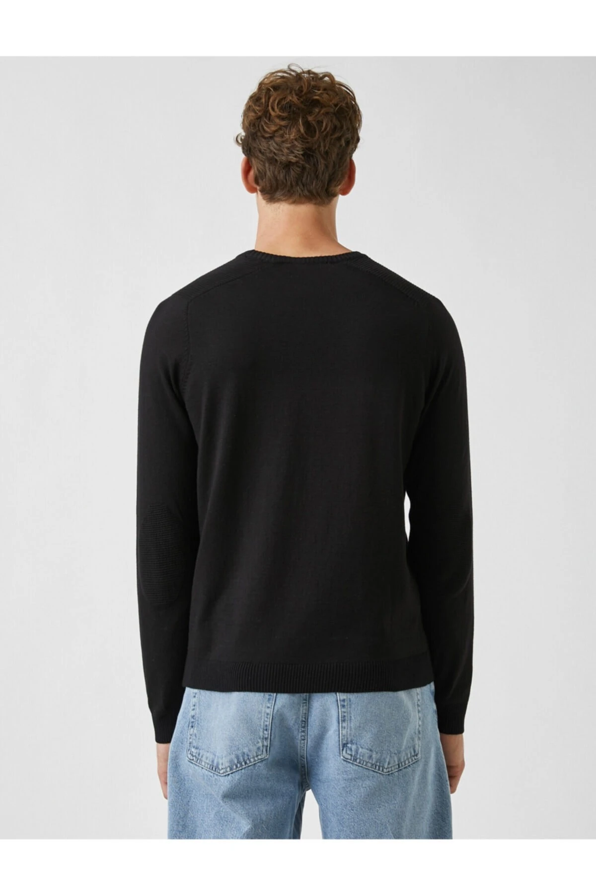 Erkek Siyah Basic Kazak