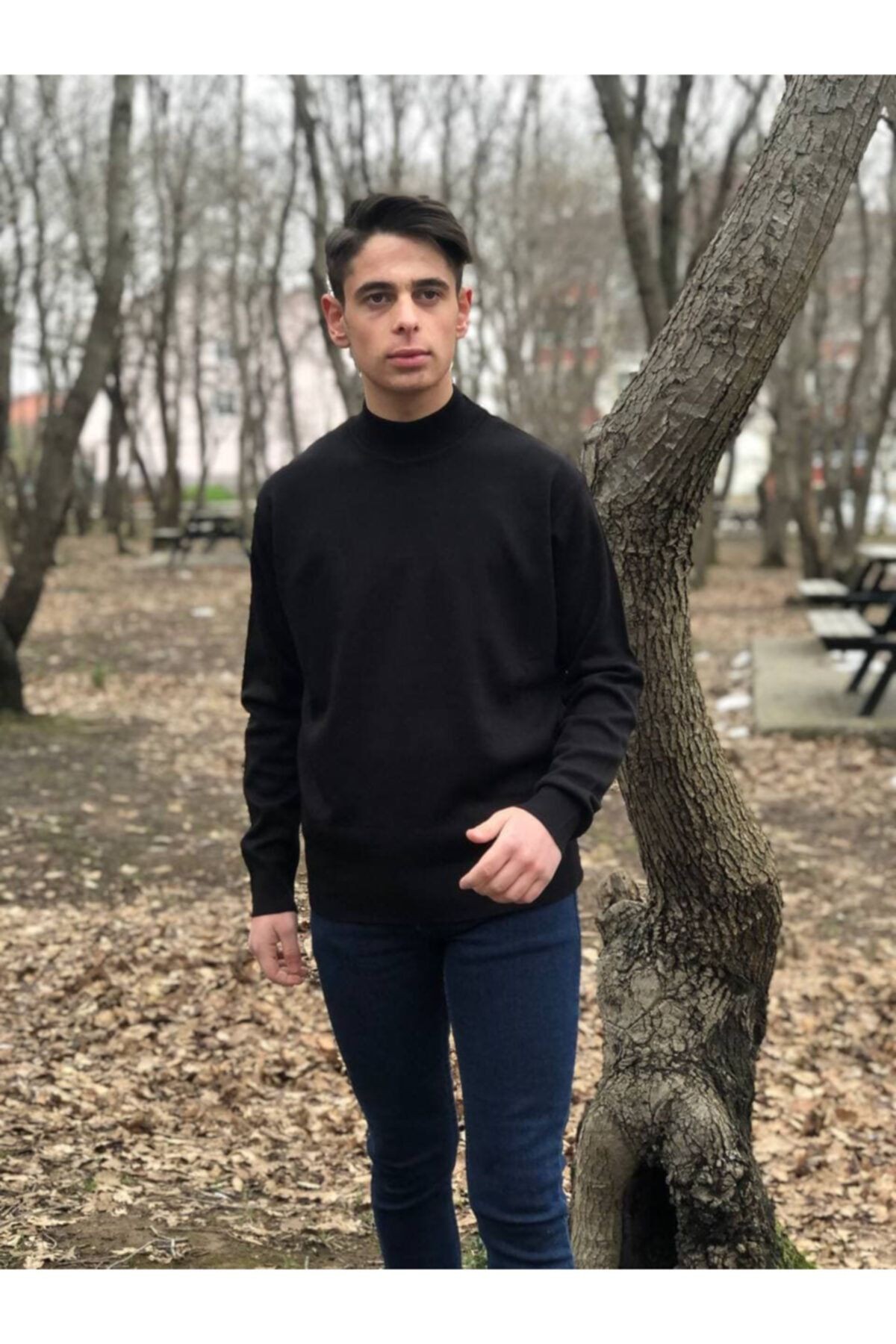 Erkek Boğazlı Kazak