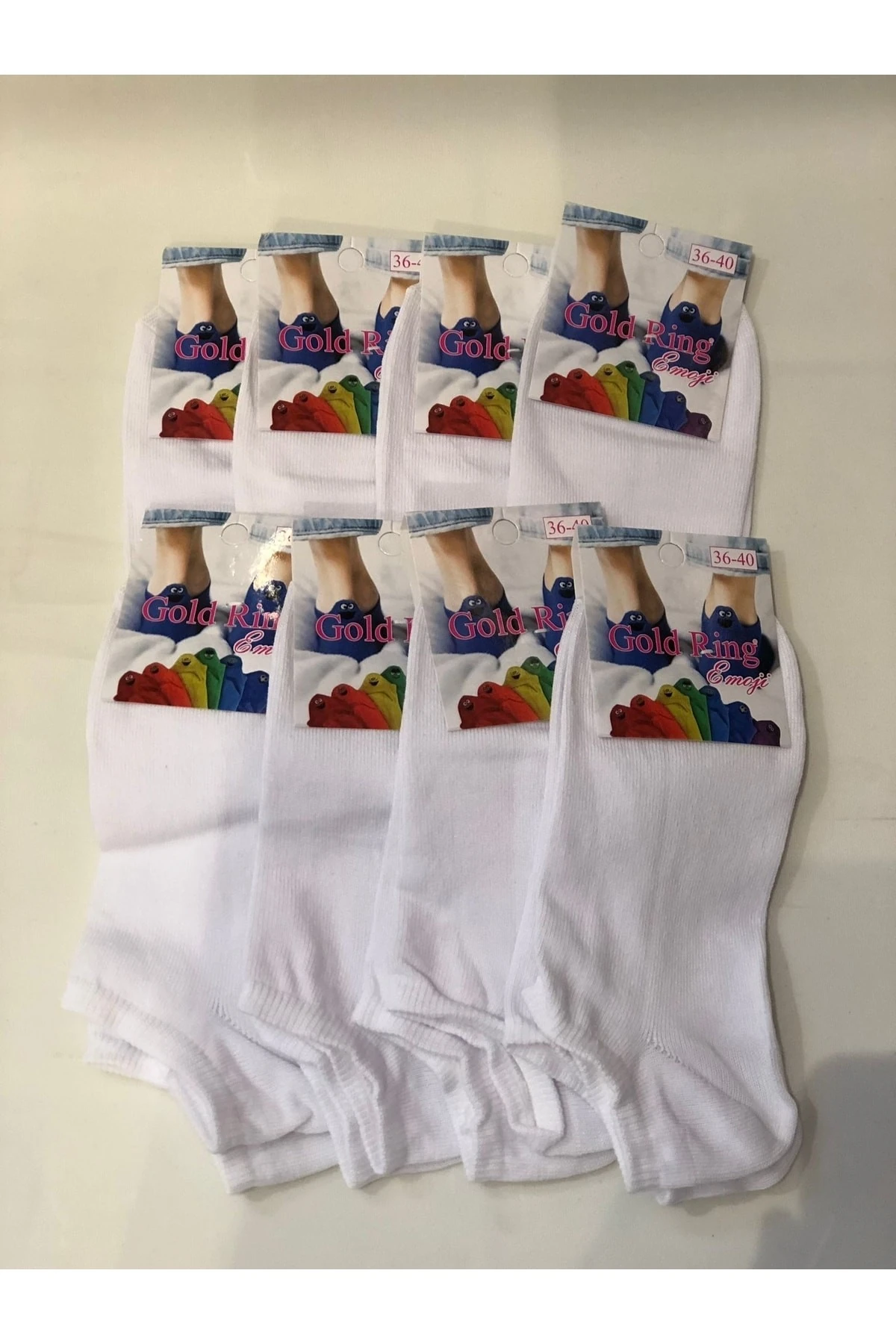 Blues Moda Pamuklu Unisex 8 Adet Renkli Çorap