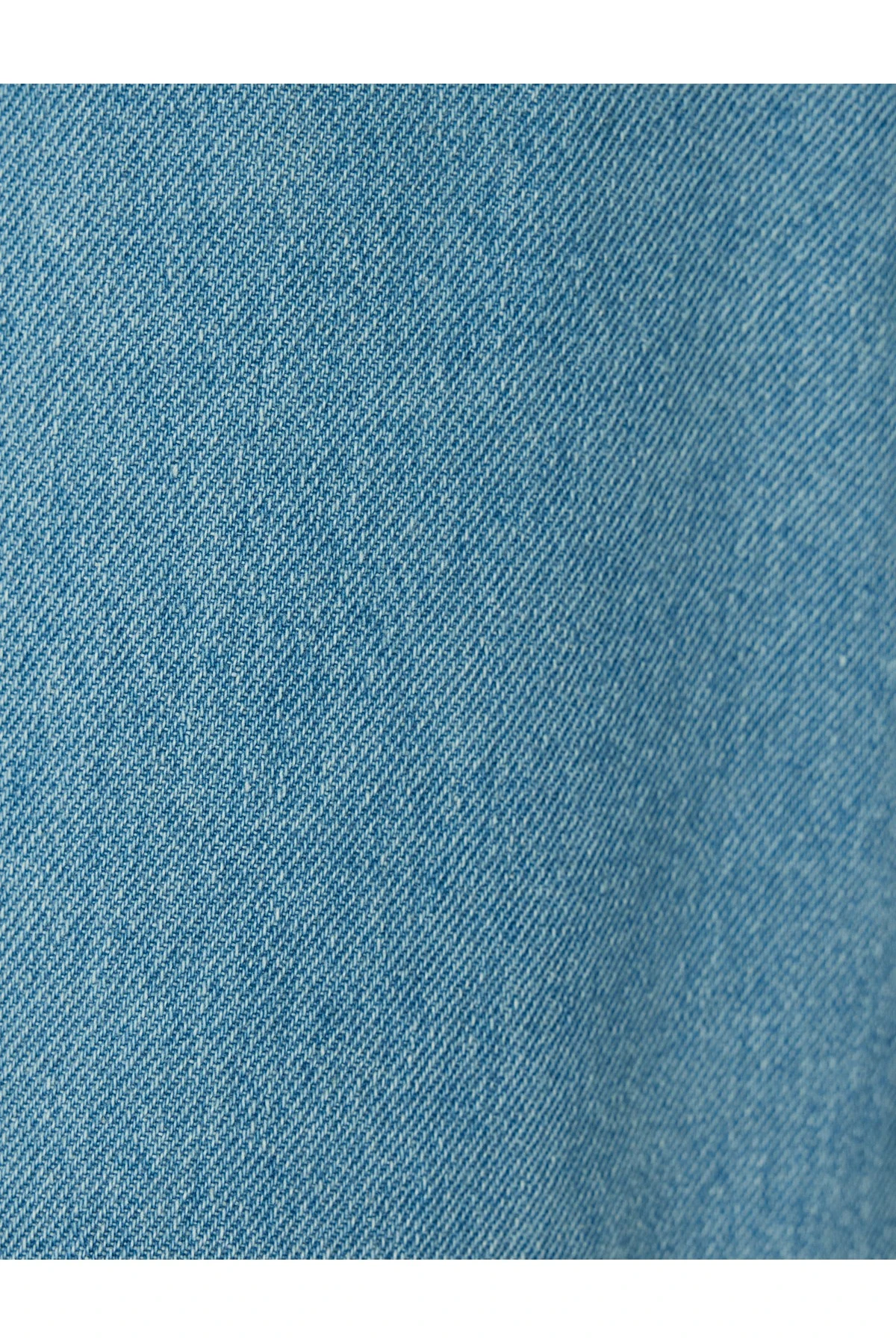 Oversize Kargo Kot Pantolon Beli Lastikli Cep Detaylı - Loose Straight Fit Jeans