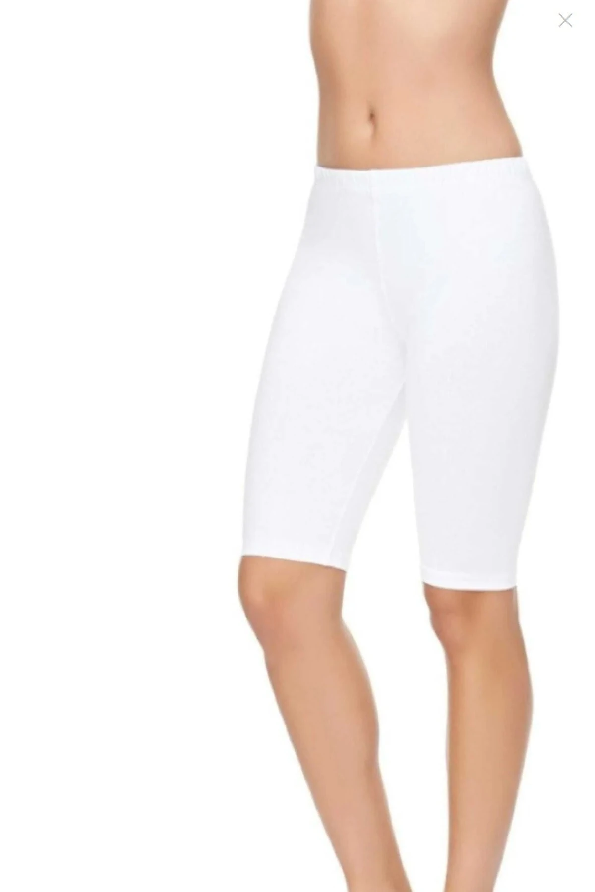 Likralı Kısa Diz Üstü Tayt 6 Adet