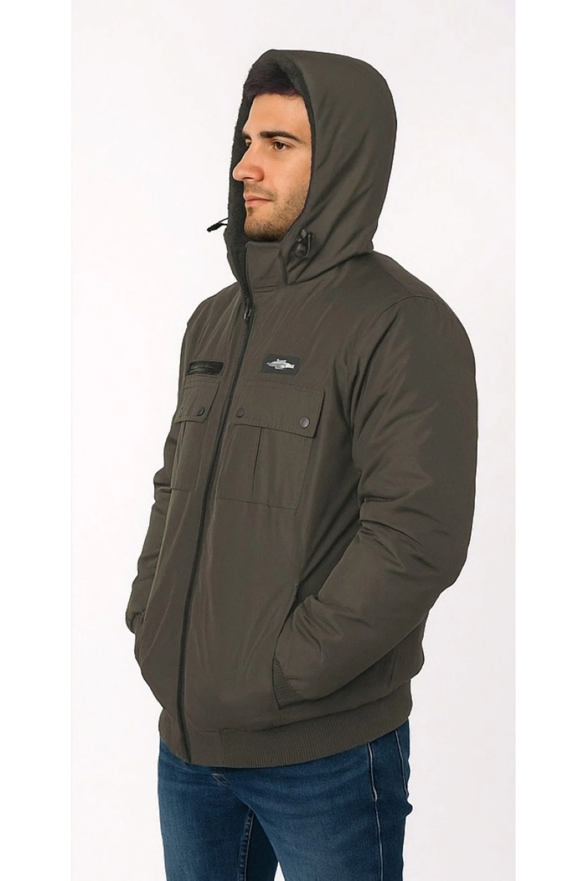 RİO SPORT FULL PELUŞ ÇIKMA KAPÜŞON SUYA DAYANIKLI MONT