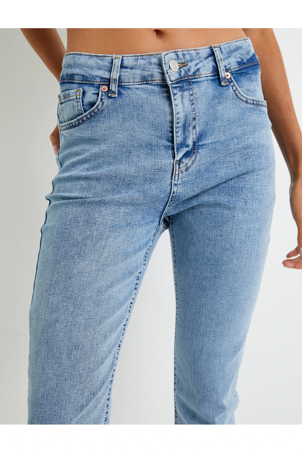 Kadın Jean Pantolon Indigo 4sal40307md