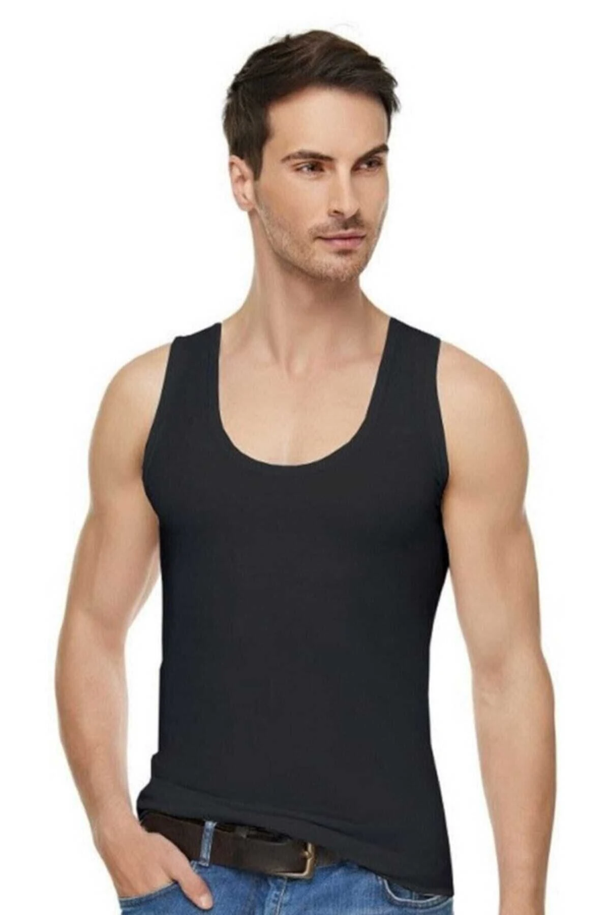 Elt1201 / Elit Elastan Modal Atlet (1 ADET) | Beyaz