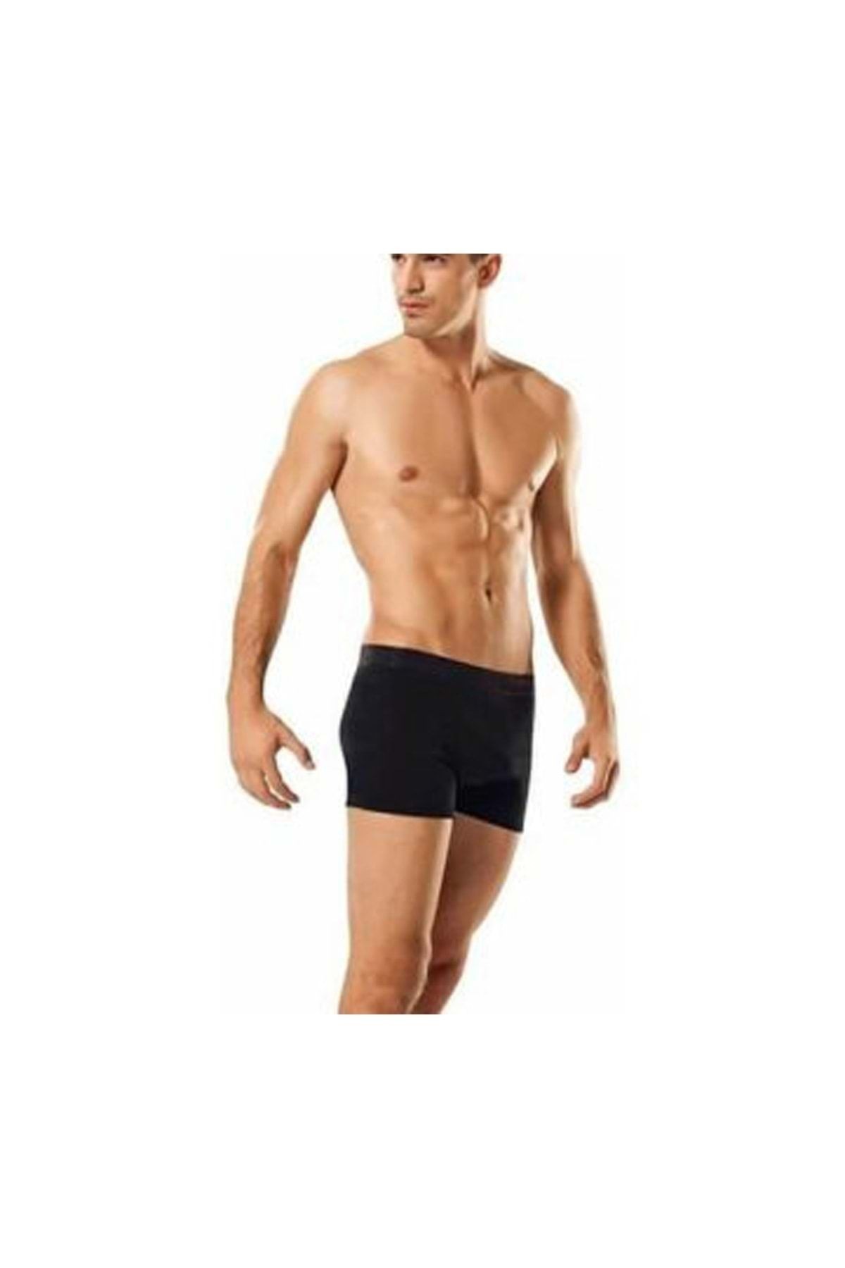 Erkek Elastan Likralı Boxer 6'lı Paket - 0114 - - Gri - L