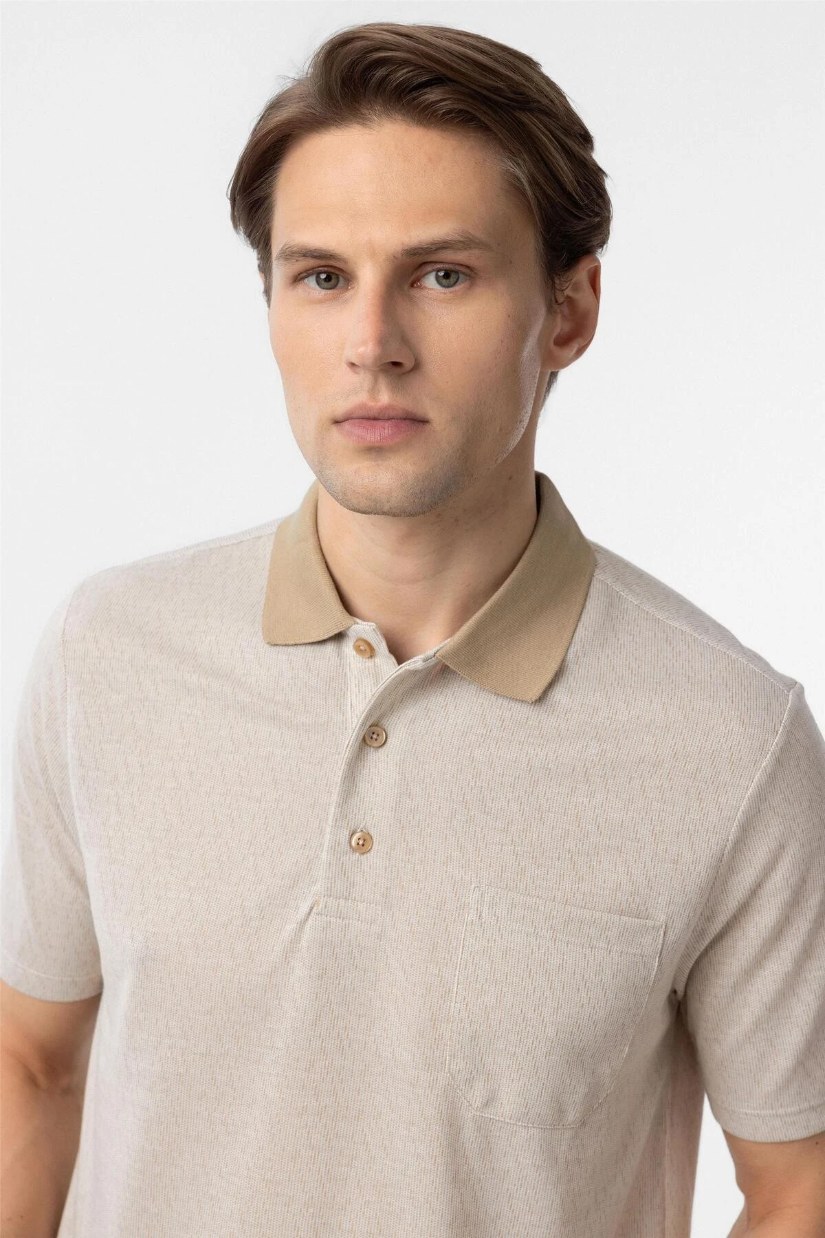 Mavi Regular Armürlü Polo Yaka Tişört