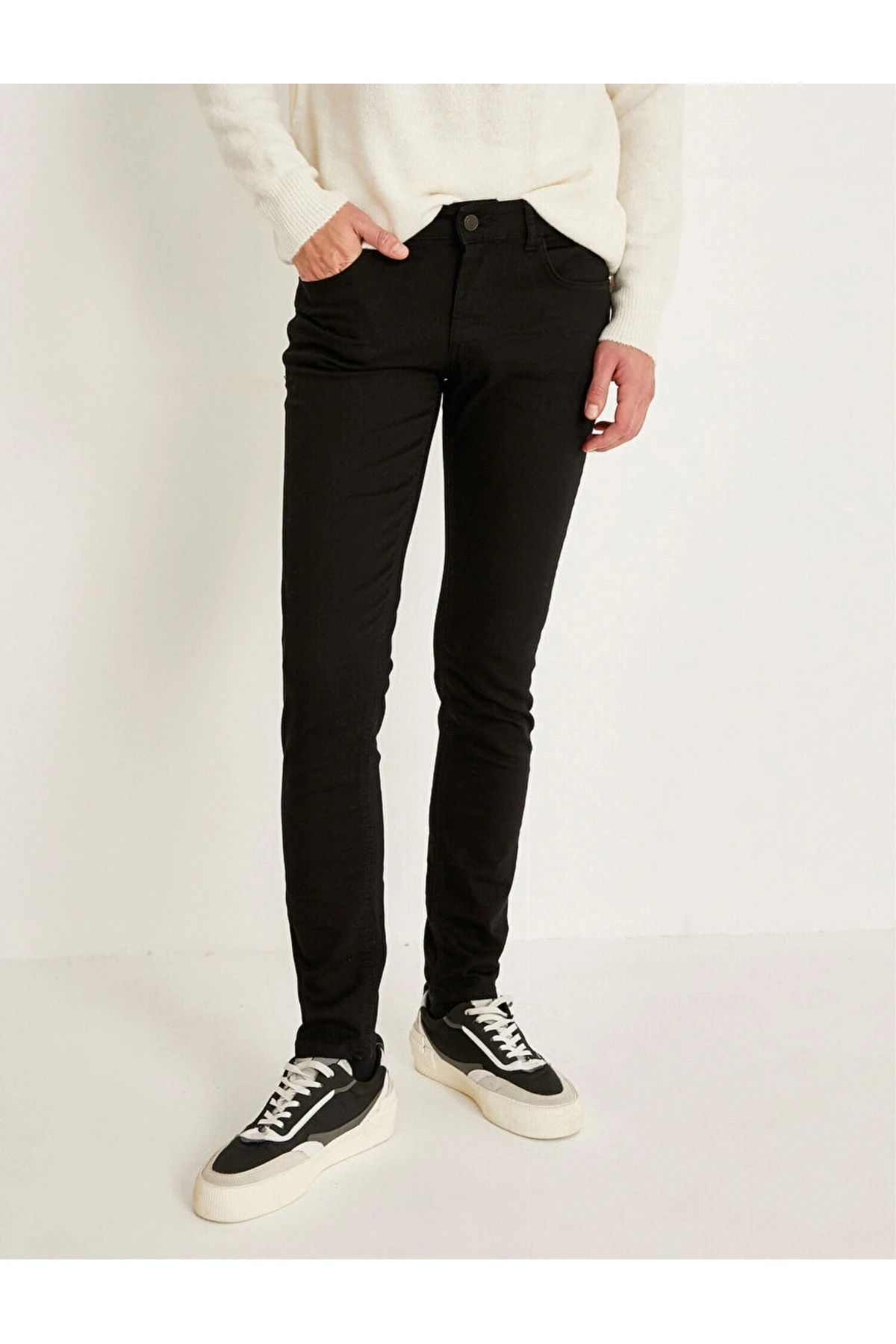 Erkek Jean Pantolon 2yam43304ld Siyah