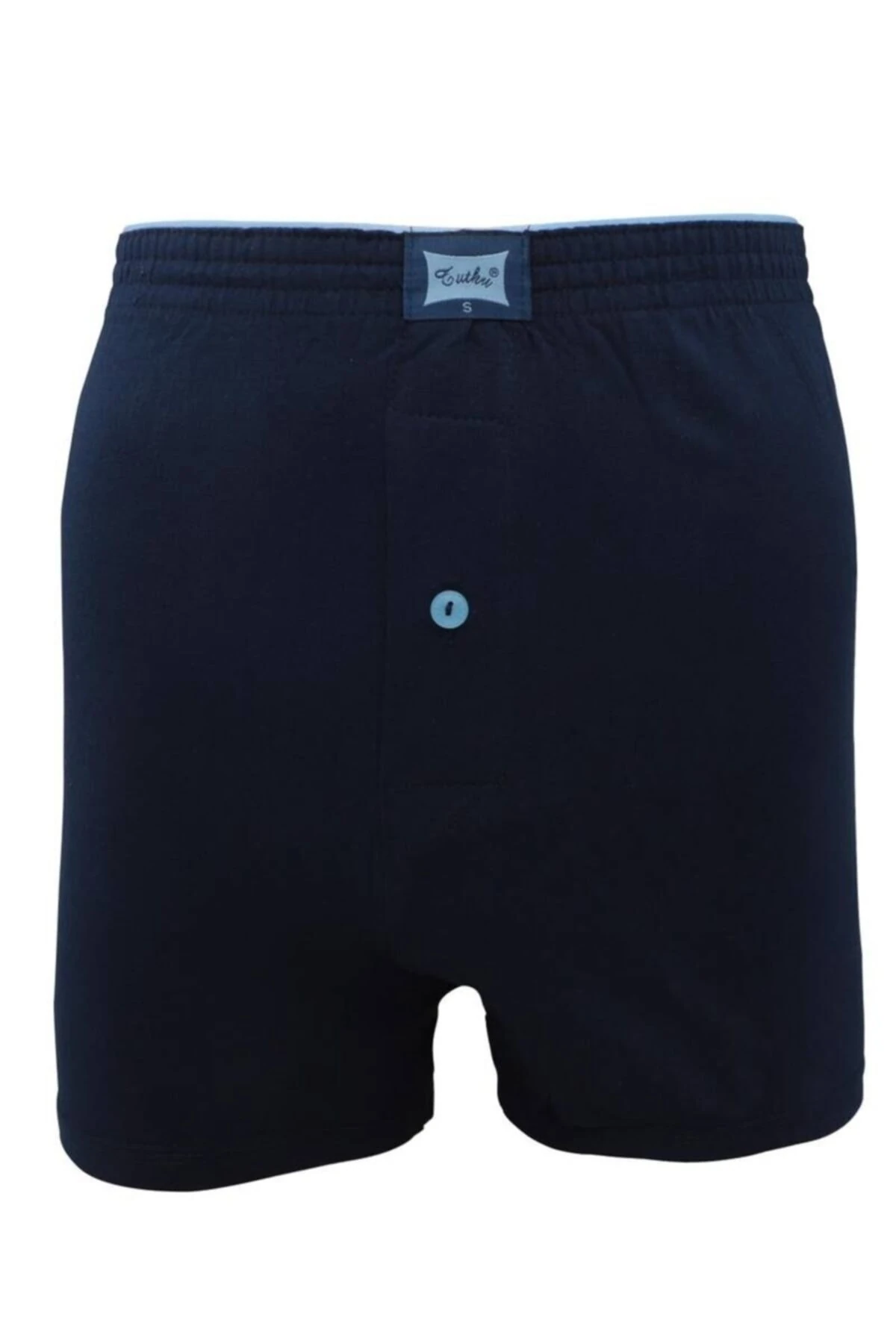 Penye Düz Boxer 117 3'lü Paket | Lacivert Lacivert Xxl