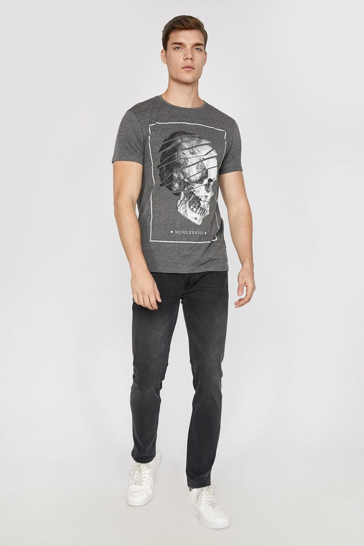 Erkek Gri Pantolon 9YAM43749LD