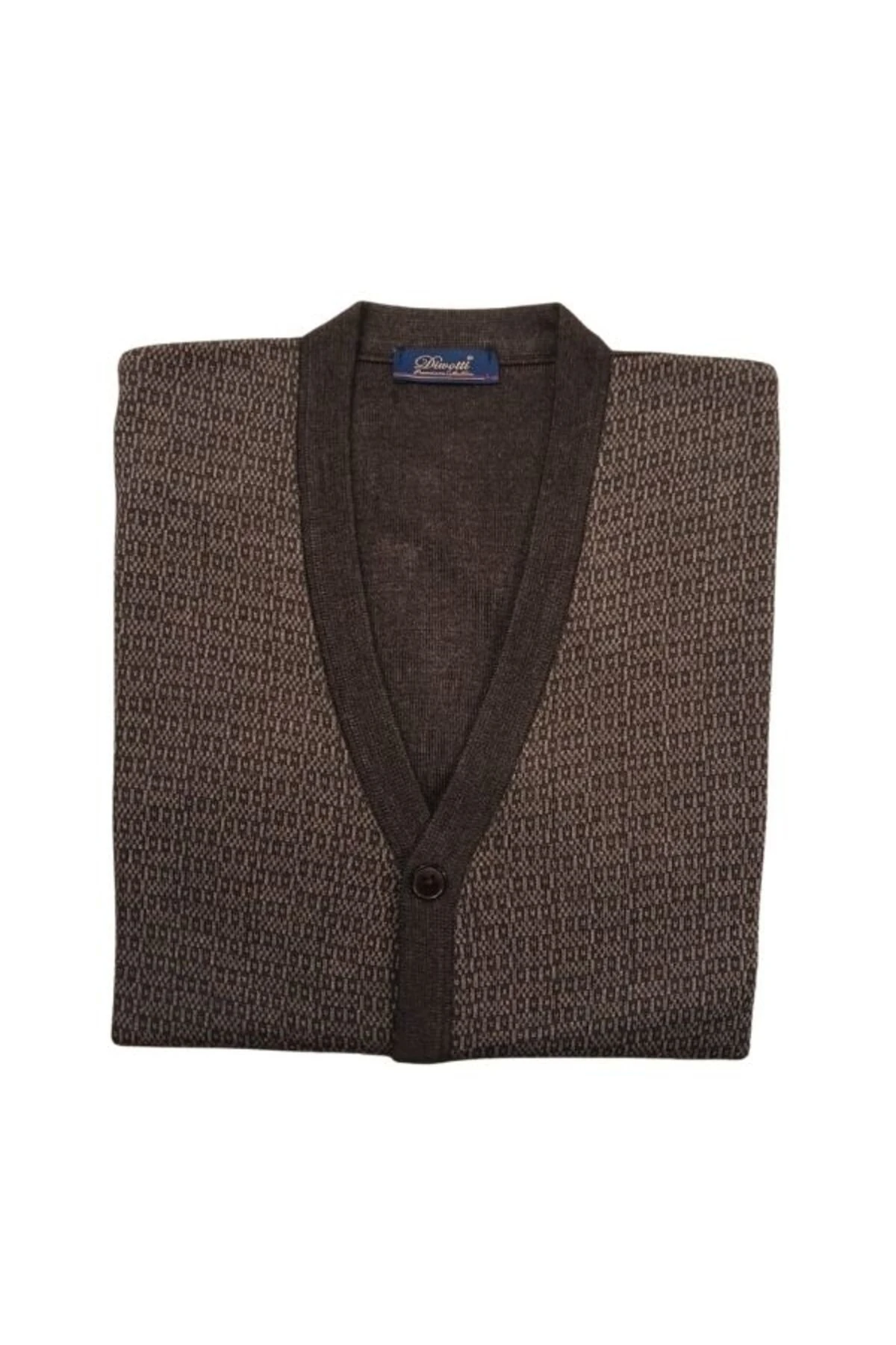 GALERİA DESENLİ ÖRME DÜĞMELİ HIRKA