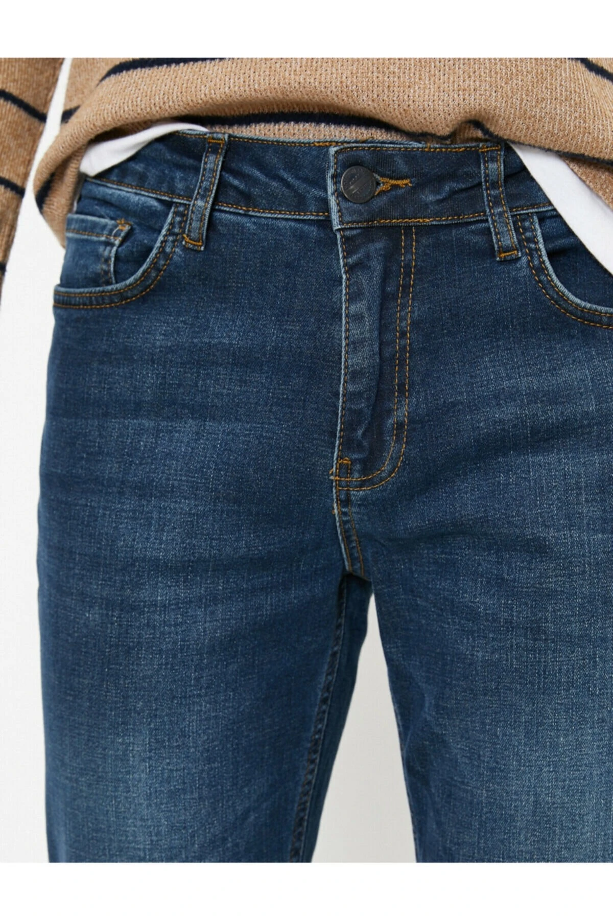 Erkek Mark Straight Jean Pantolon