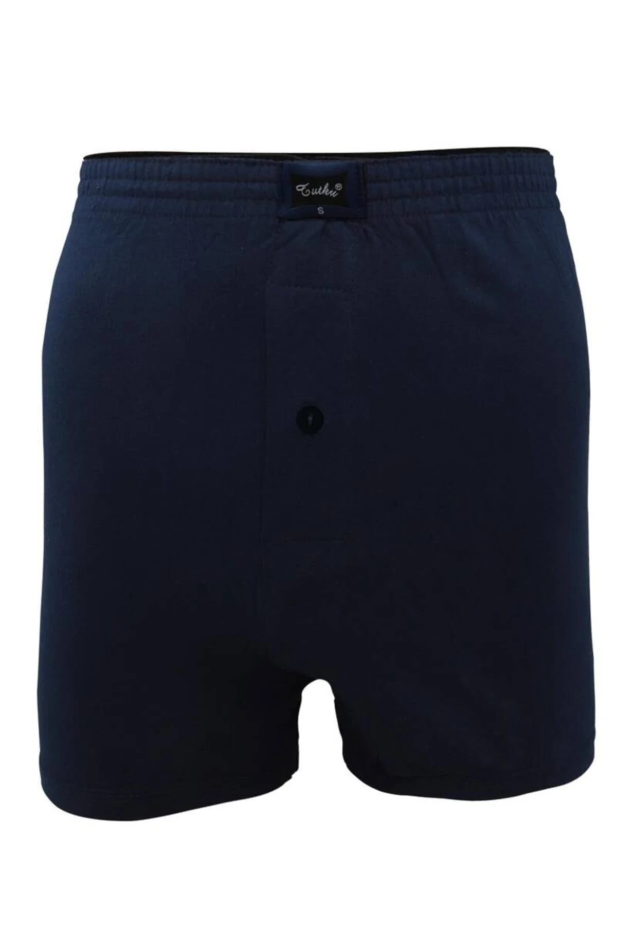 Penye Düz Boxer 117 3'lü Paket | Lacivert Lacivert Xxl