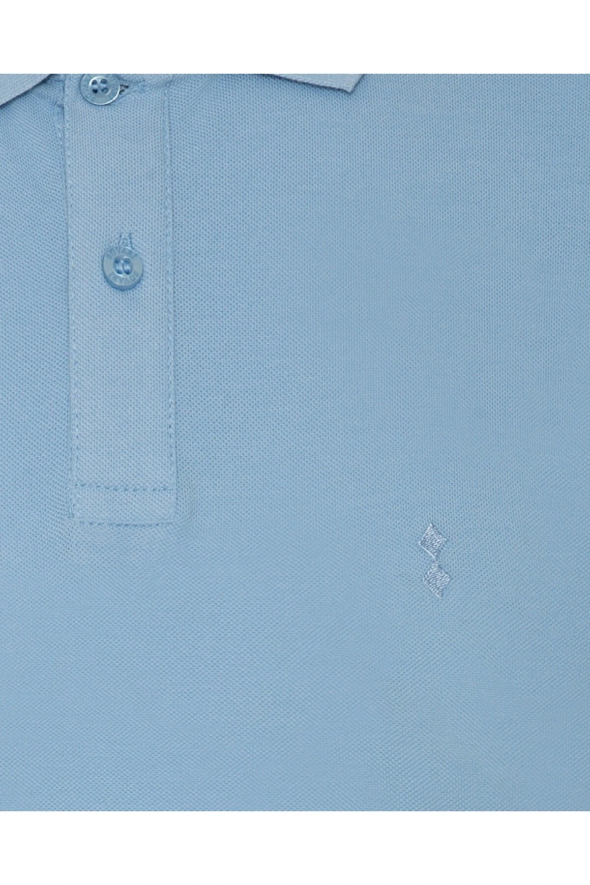 Bol Kesim Lacivert Polo Yaka Erkek Tişört