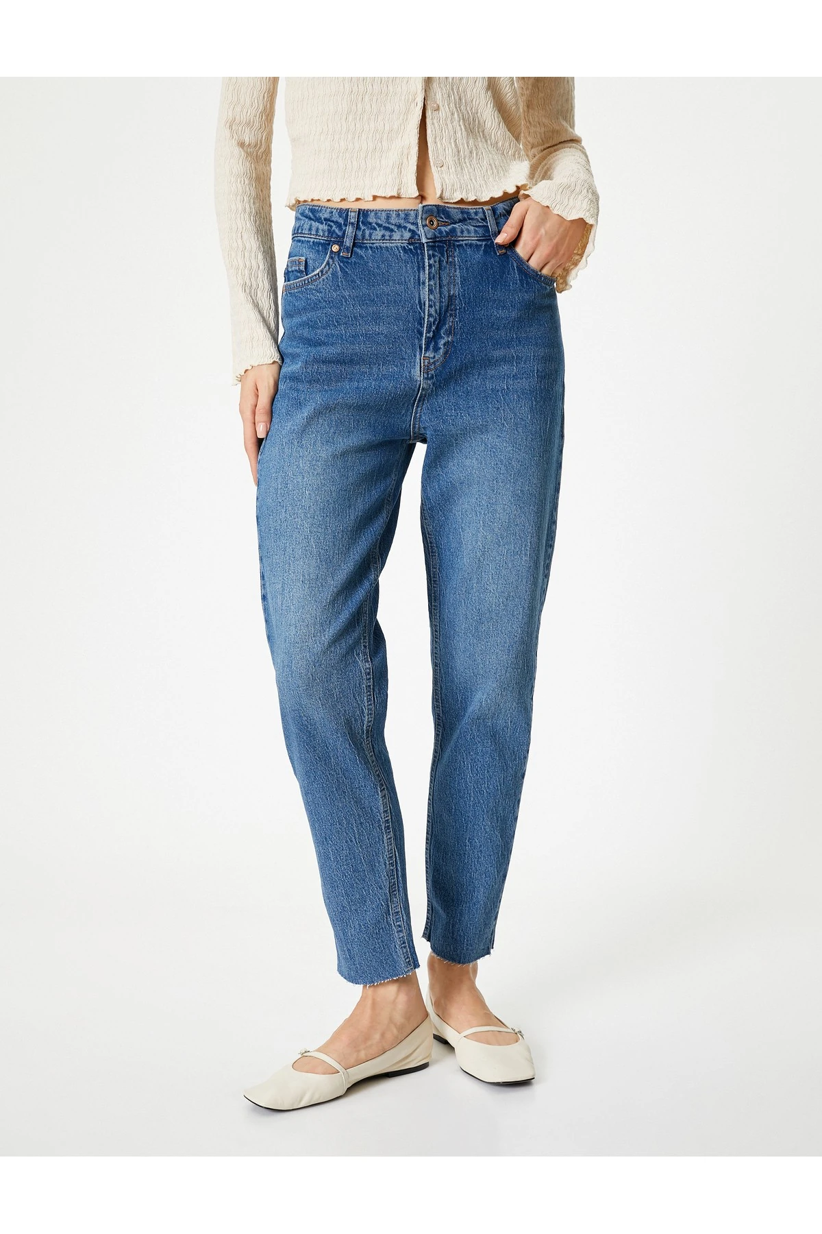 Kadın Jean Pantolon Indigo 4sal40306md